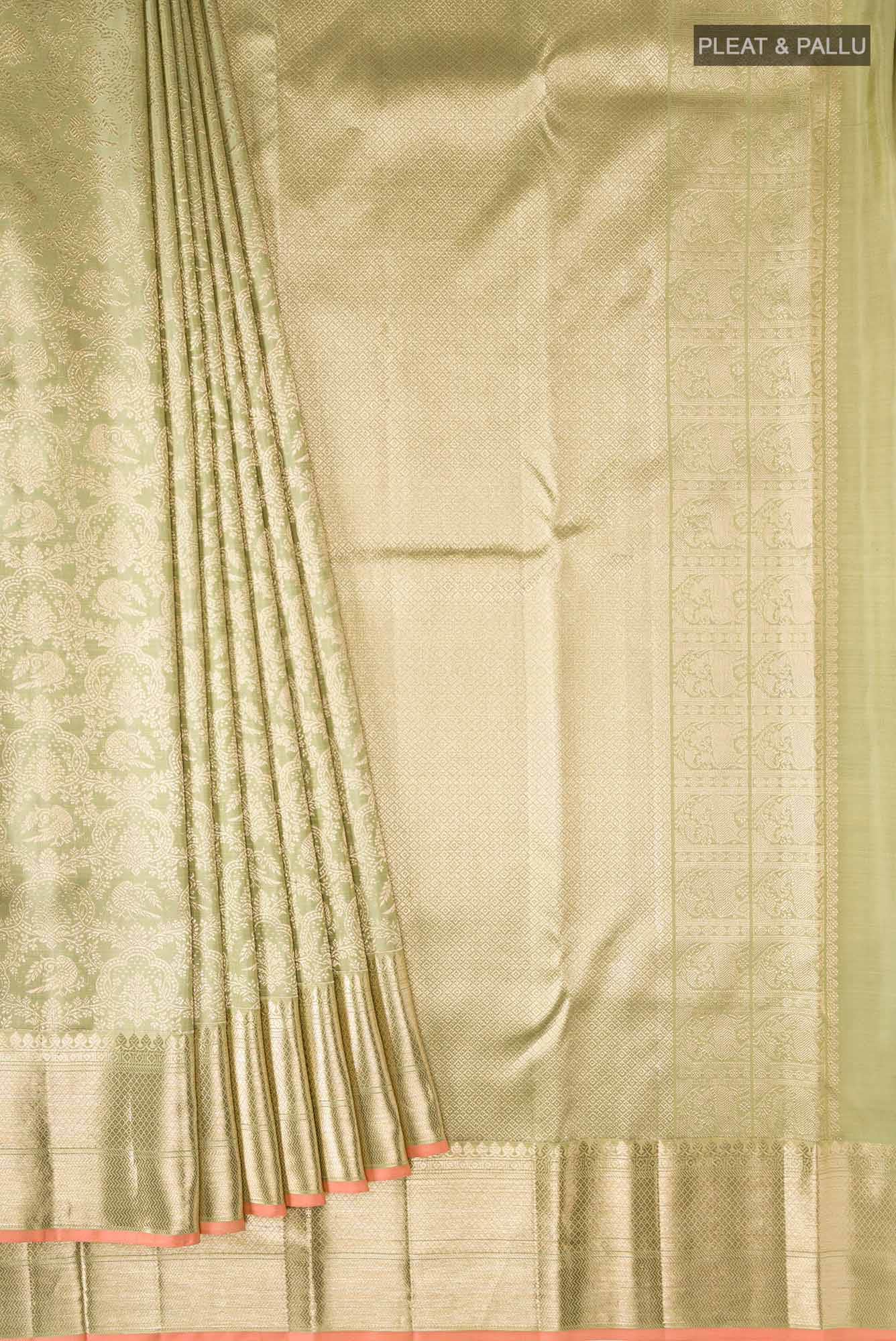 Green Kanchipuram Silk Saree