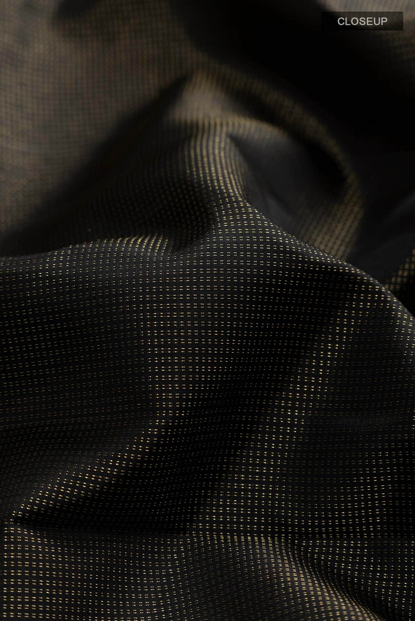 Black Kanchipuram Silk Saree