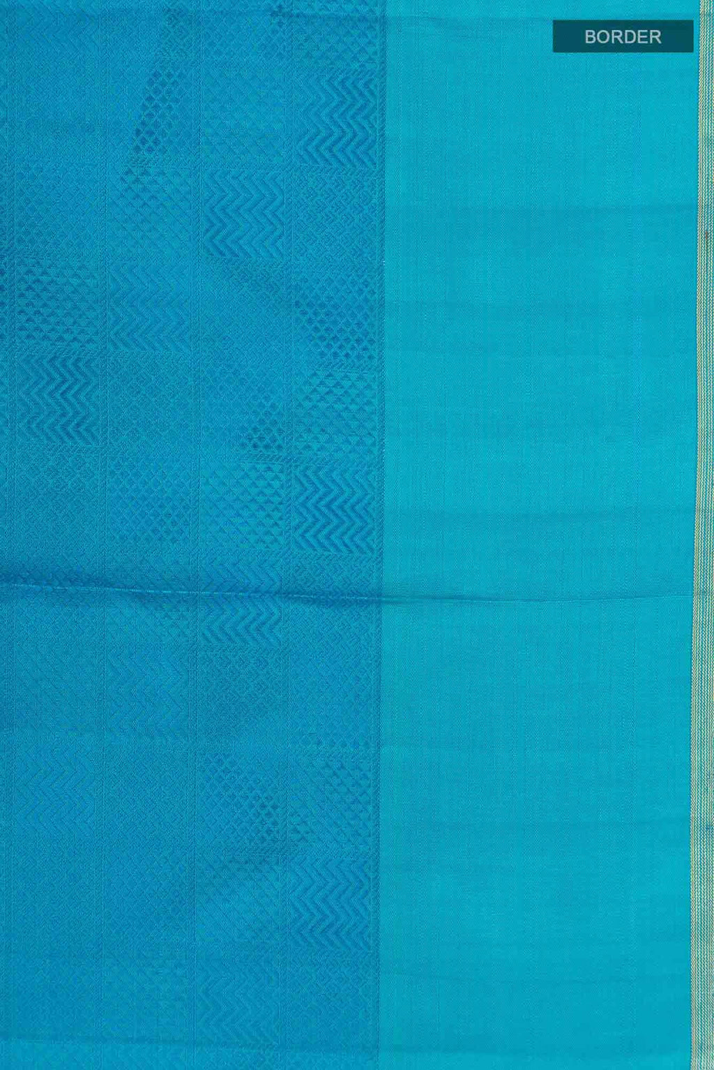 Blue Kanchipuram Silk Saree