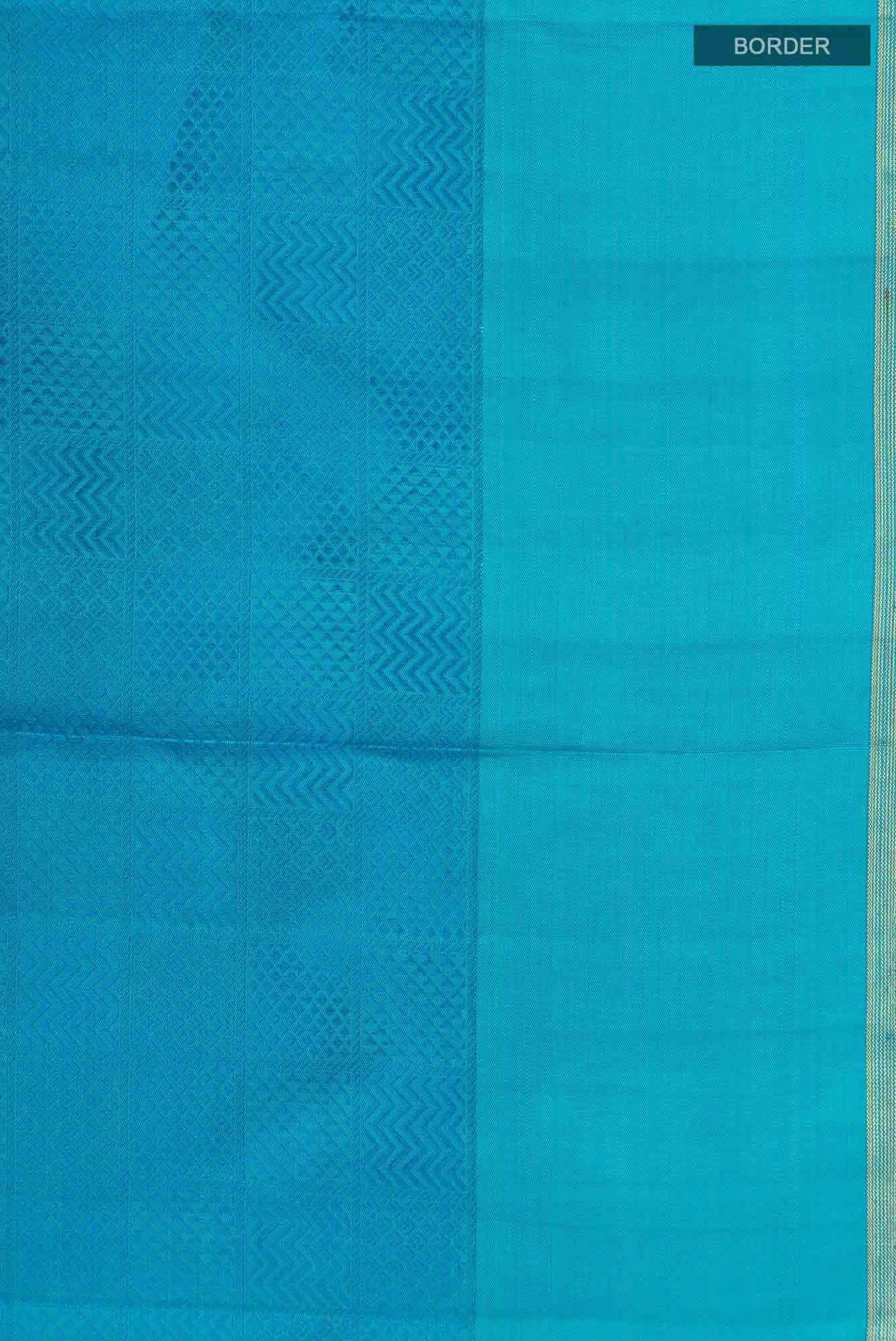 Blue Kanchipuram Silk Saree