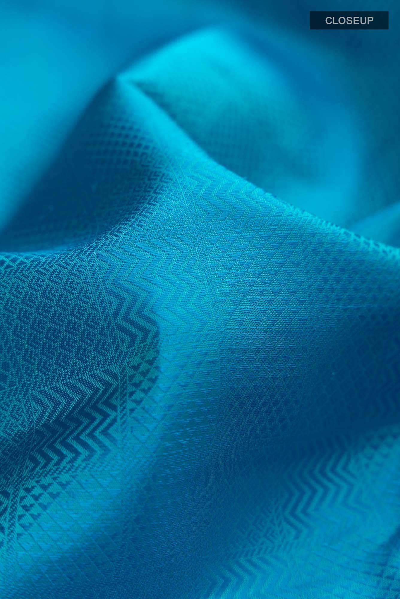 Blue Kanchipuram Silk Saree