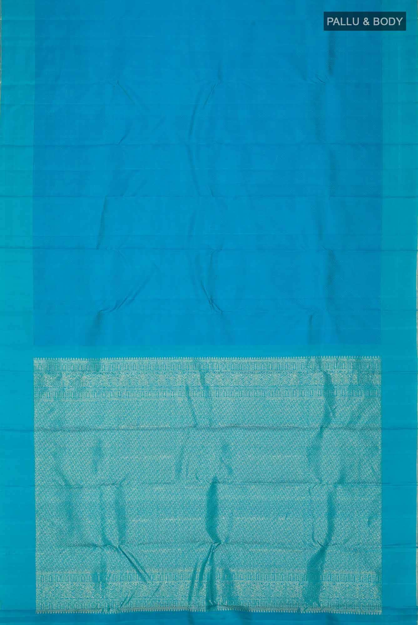 Blue Kanchipuram Silk Saree