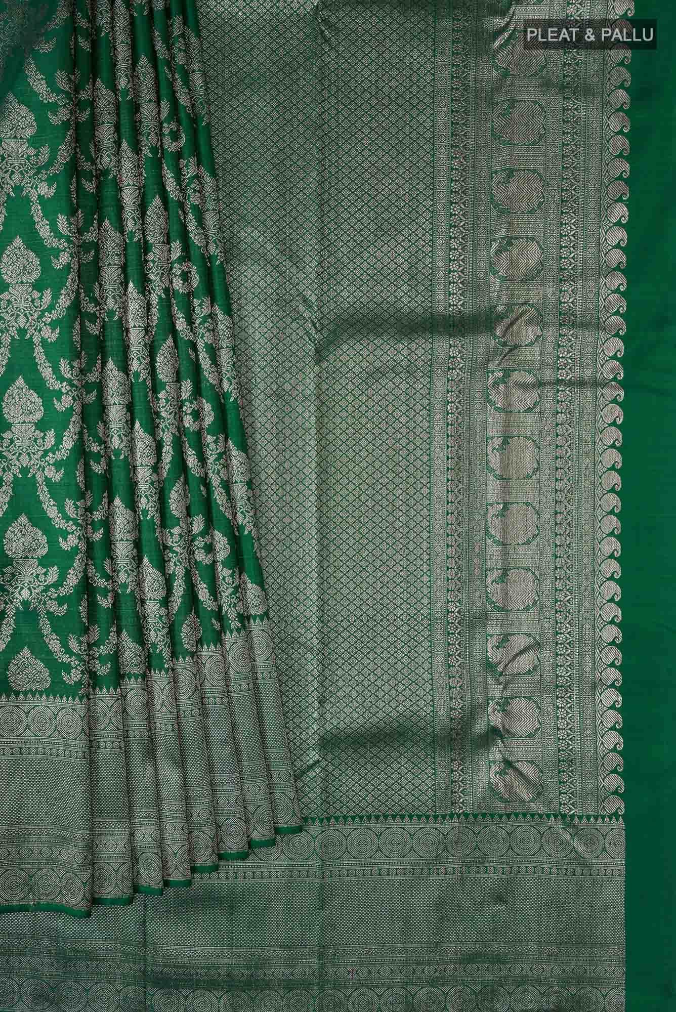 Green Kanchipuram Silk Saree