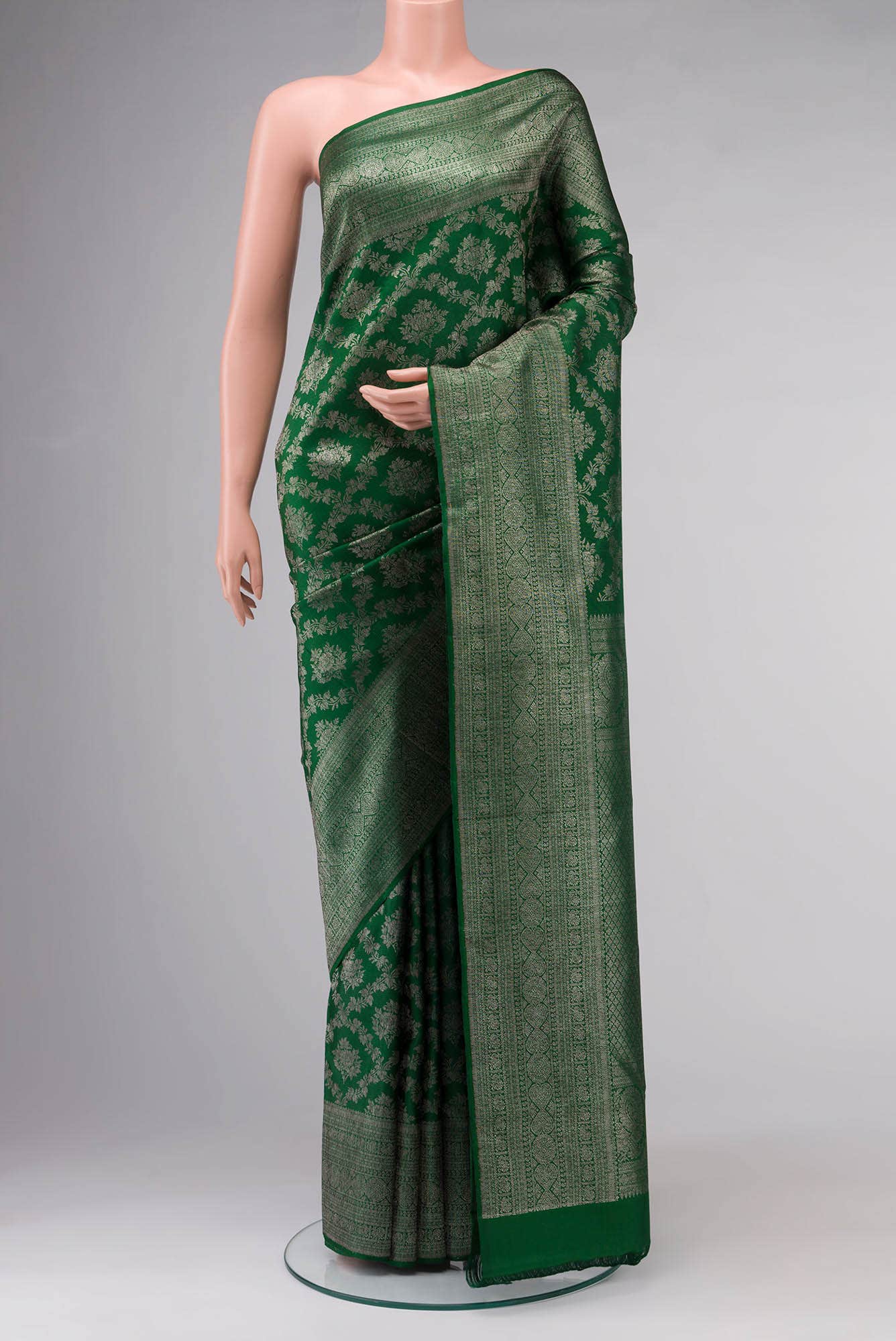 Green Kanchipuram Silk Saree