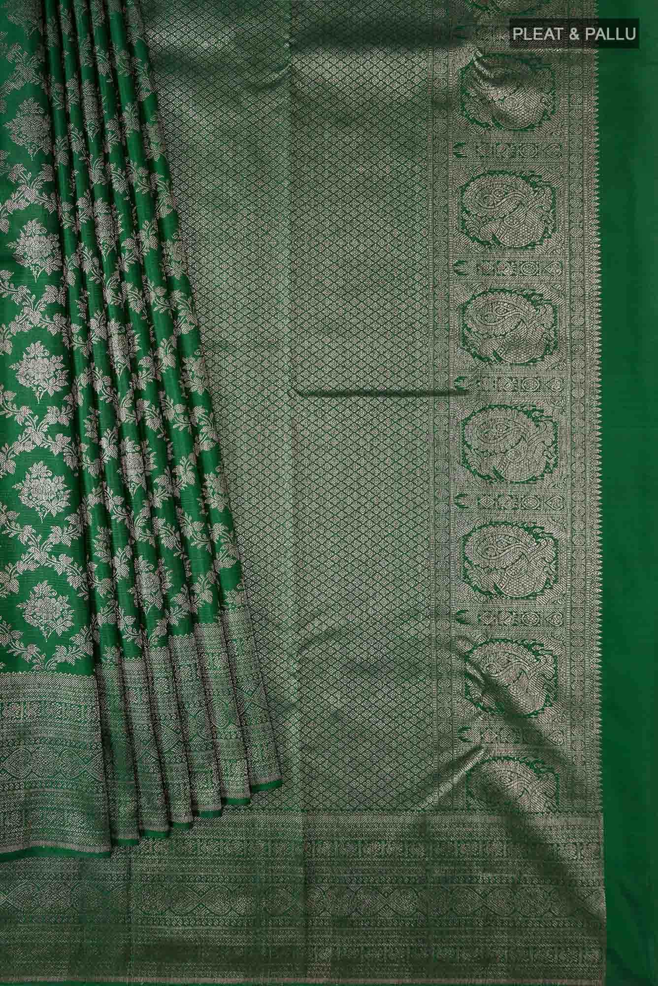 Green Kanchipuram Silk Saree