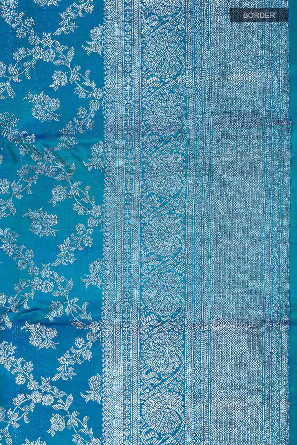 Blue Kanchipuram Silk Saree