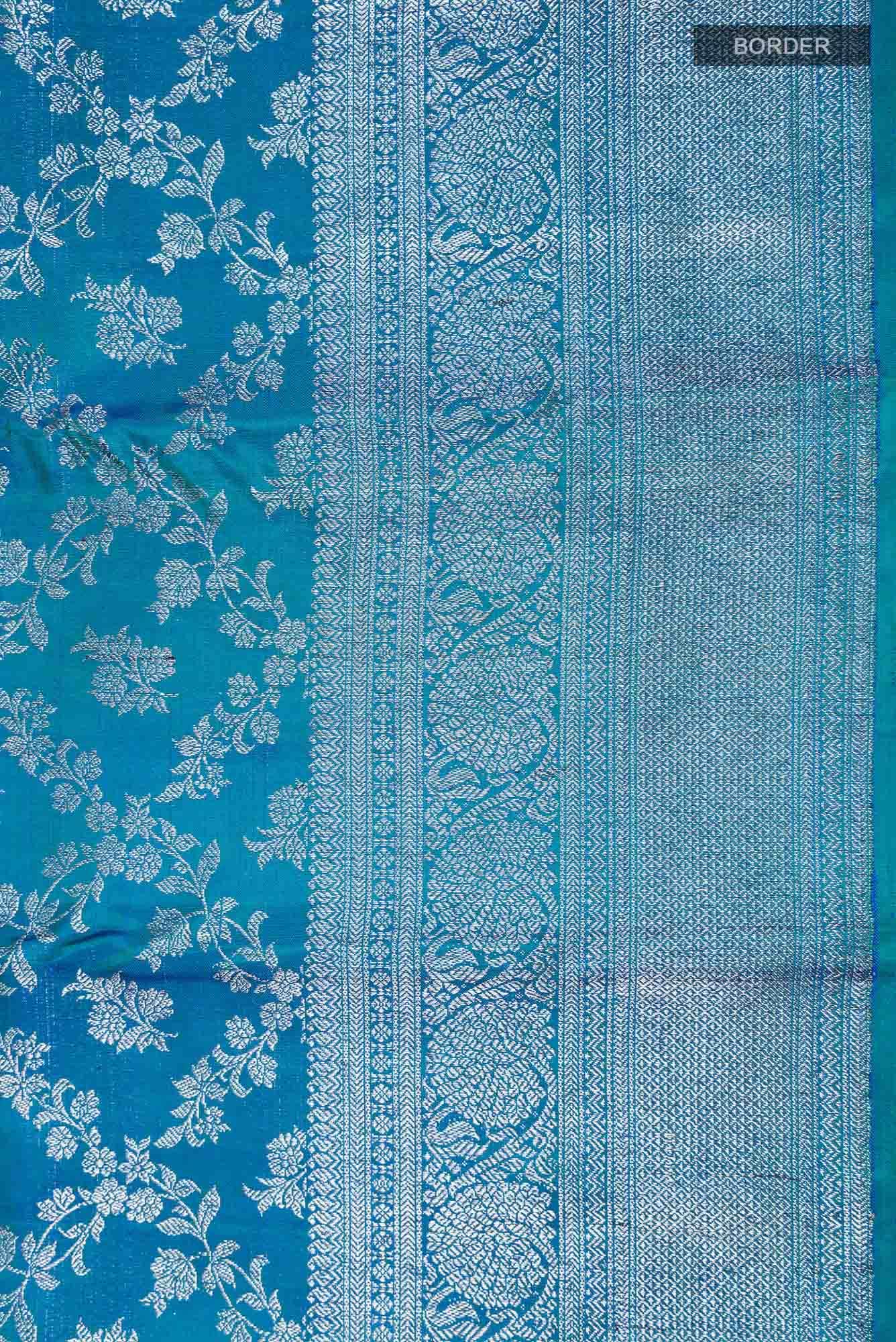 Blue Kanchipuram Silk Saree
