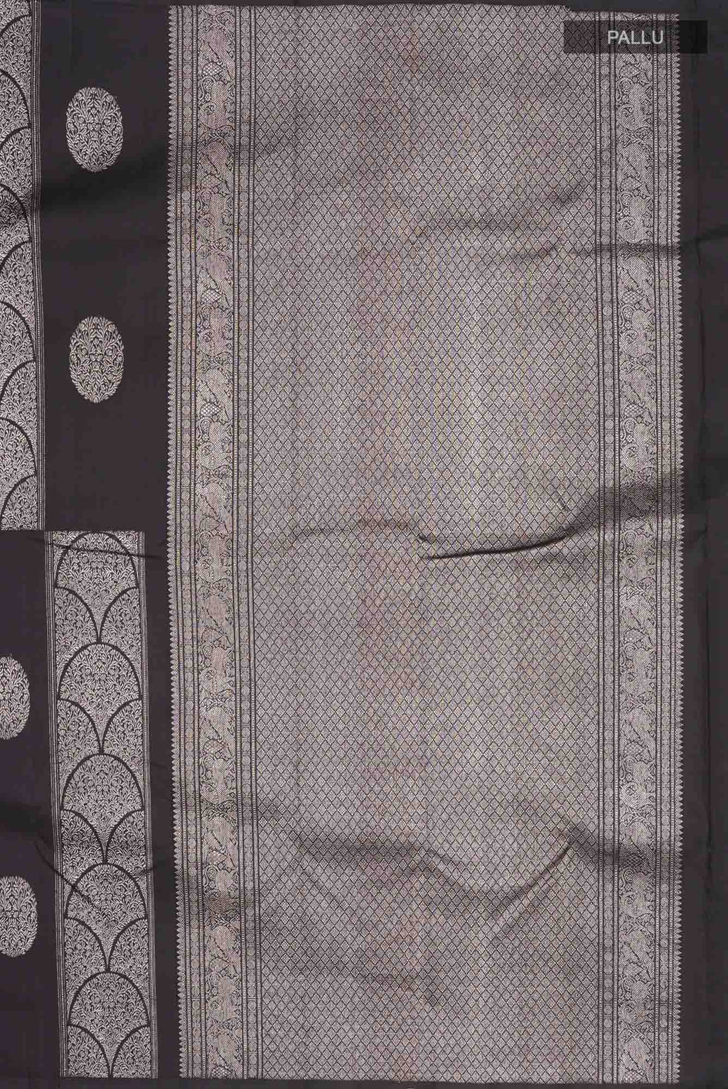 Black Kanchipuram Silk Saree