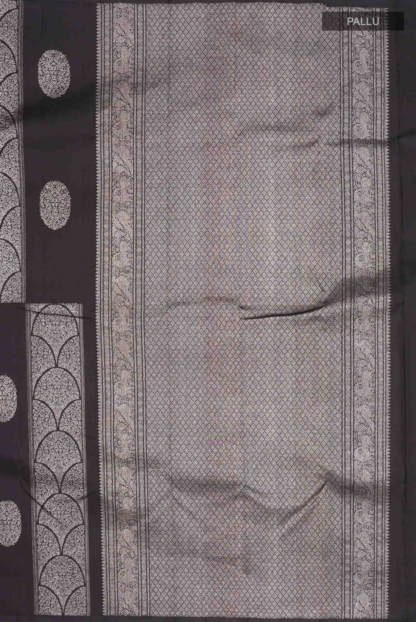 Black Kanchipuram Silk Saree