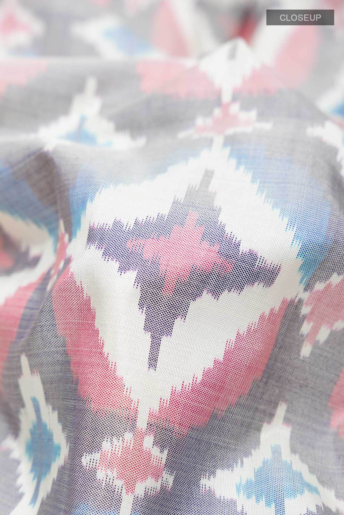 Cream Pochampally Silk Saree