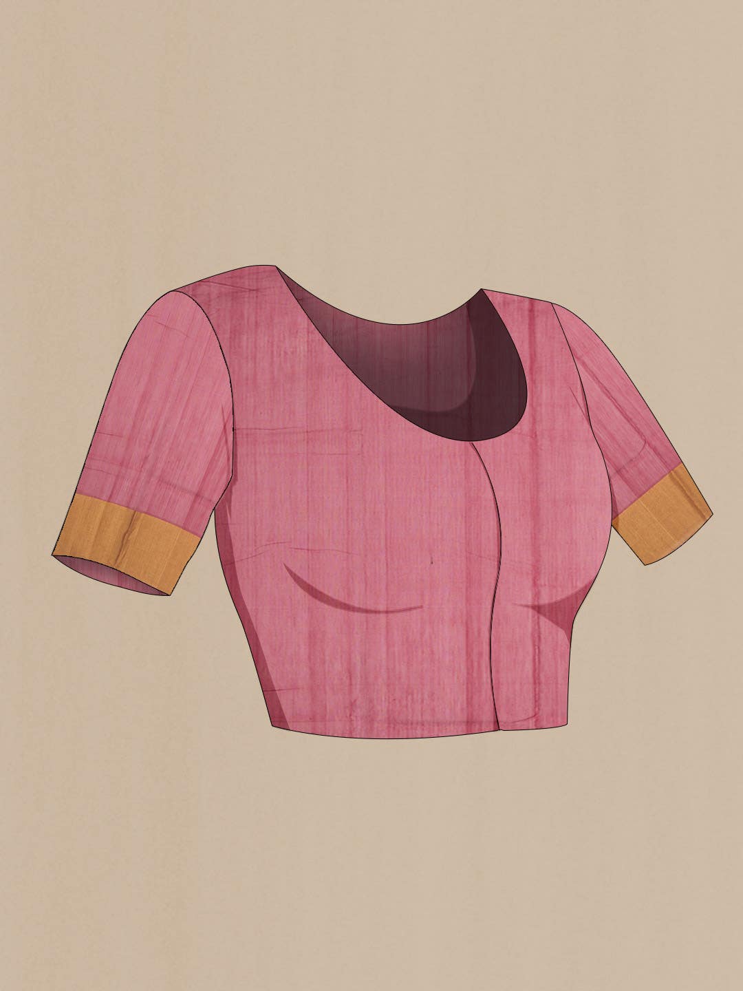 Pink Chanderi Silk Cotton Saree