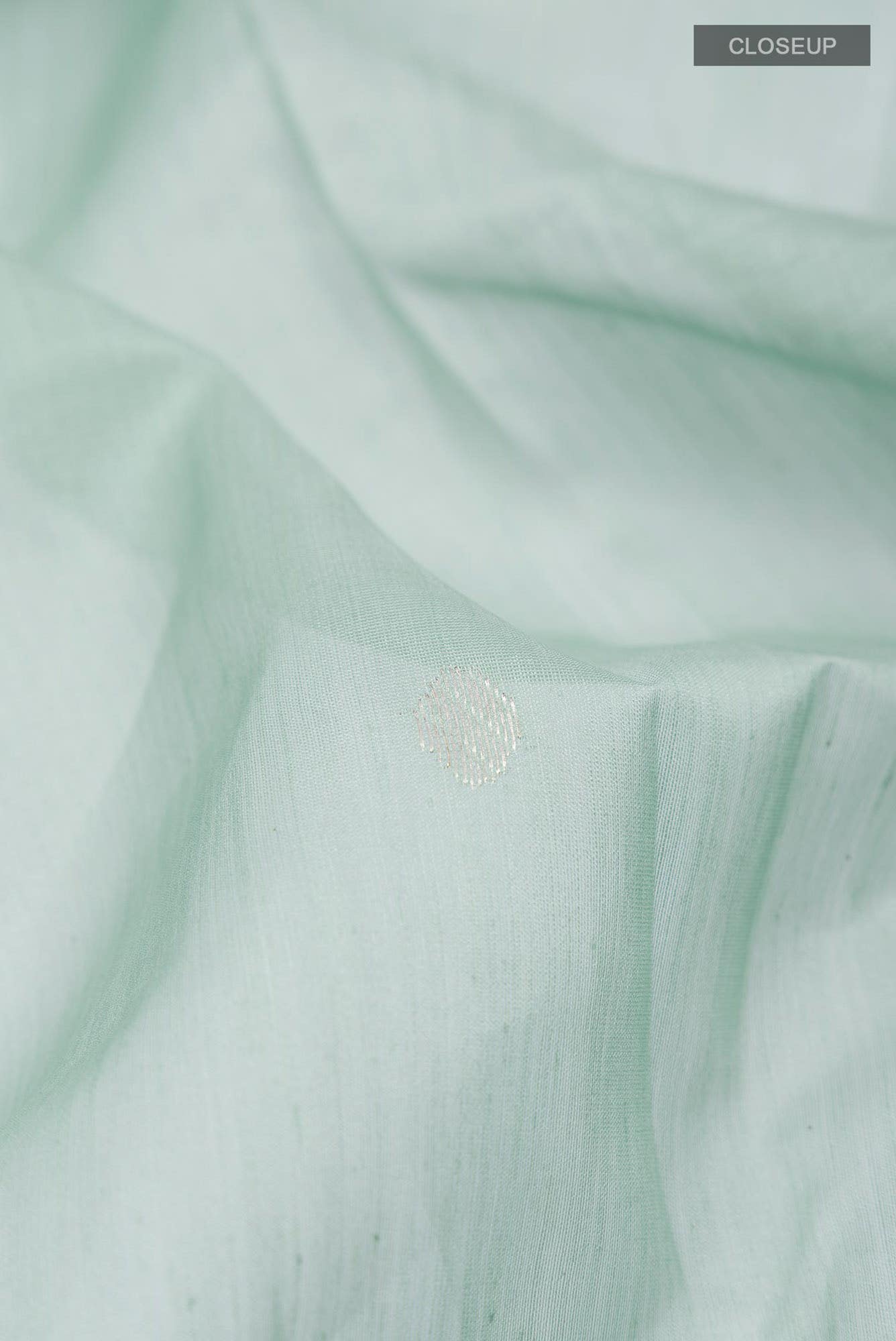 Green Chanderi Silk Cotton Saree