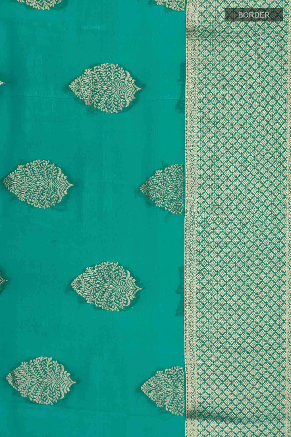 Green Mysore Georgette Saree