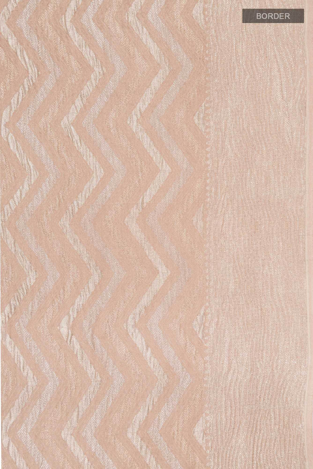 Beige Mysore Crepe Saree