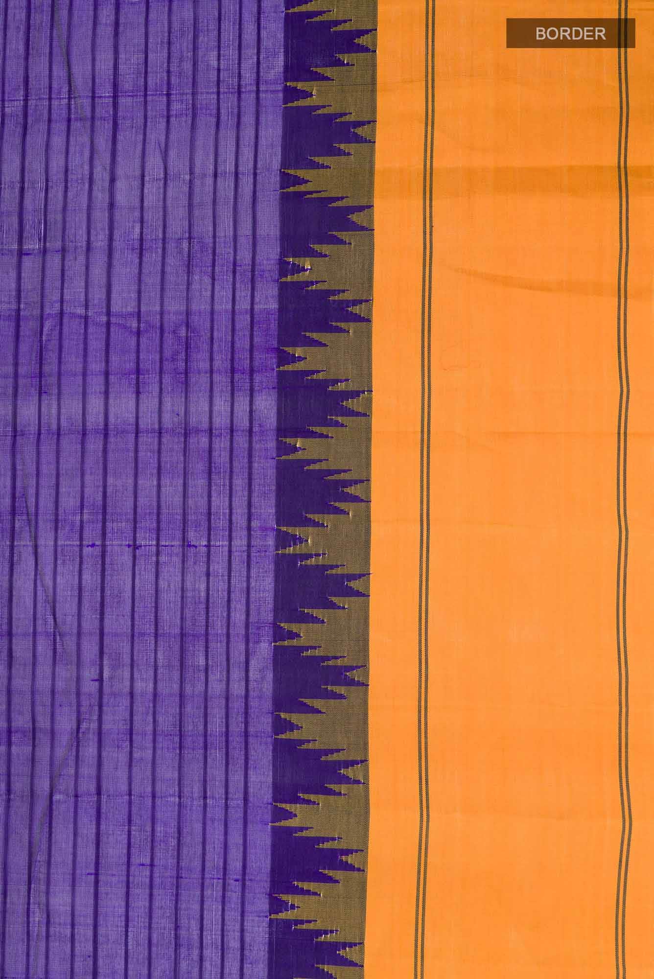 Blue Kanchi Cotton Saree