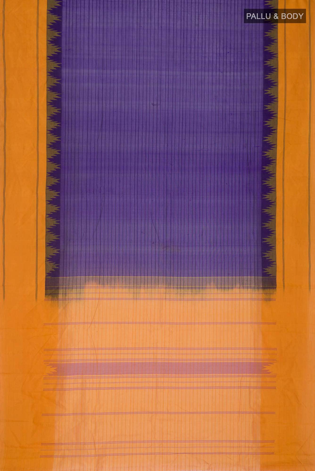 Blue Kanchi Cotton Saree