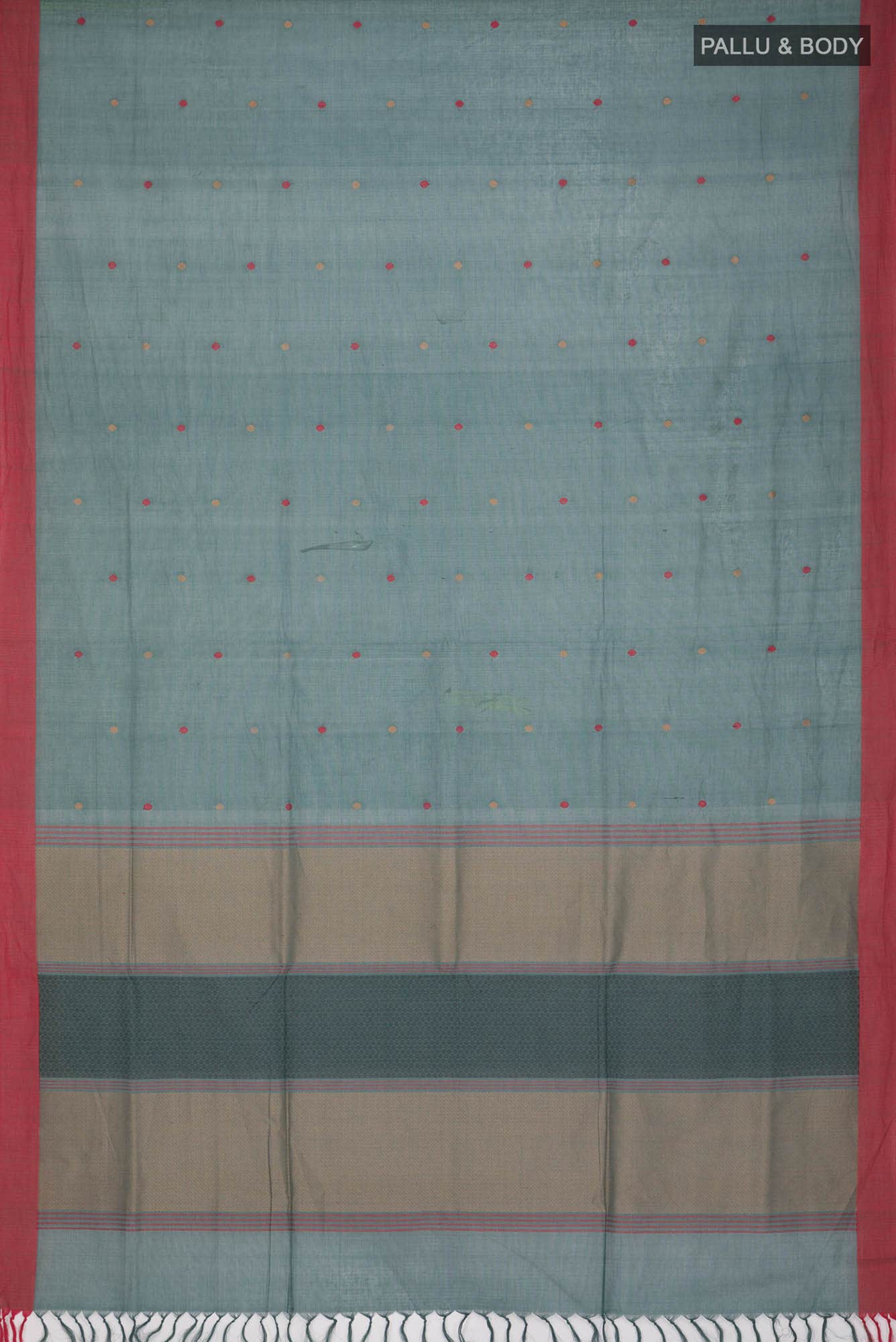 Green Coimbatore Cotton Saree