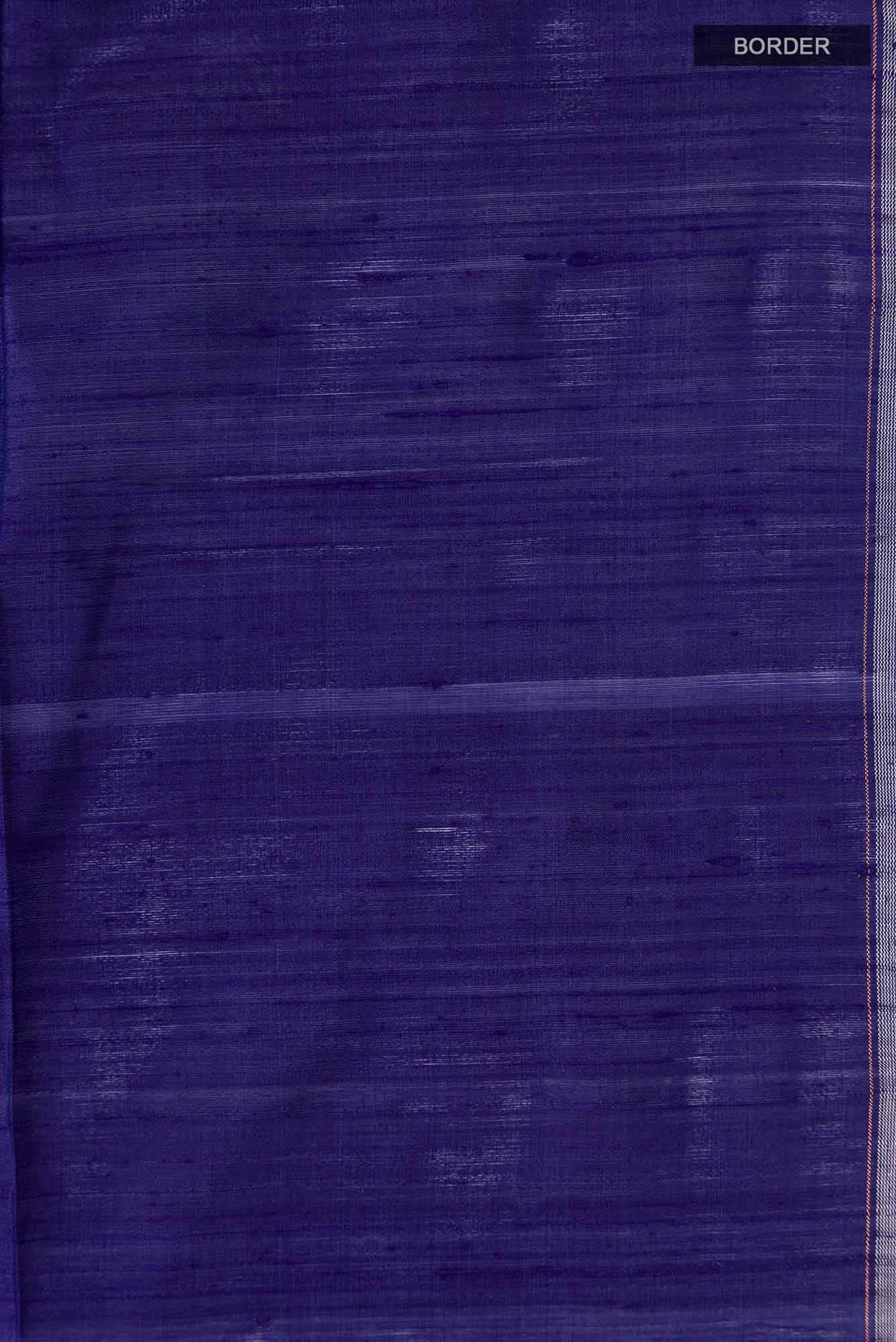 Blue Raw Silk Saree