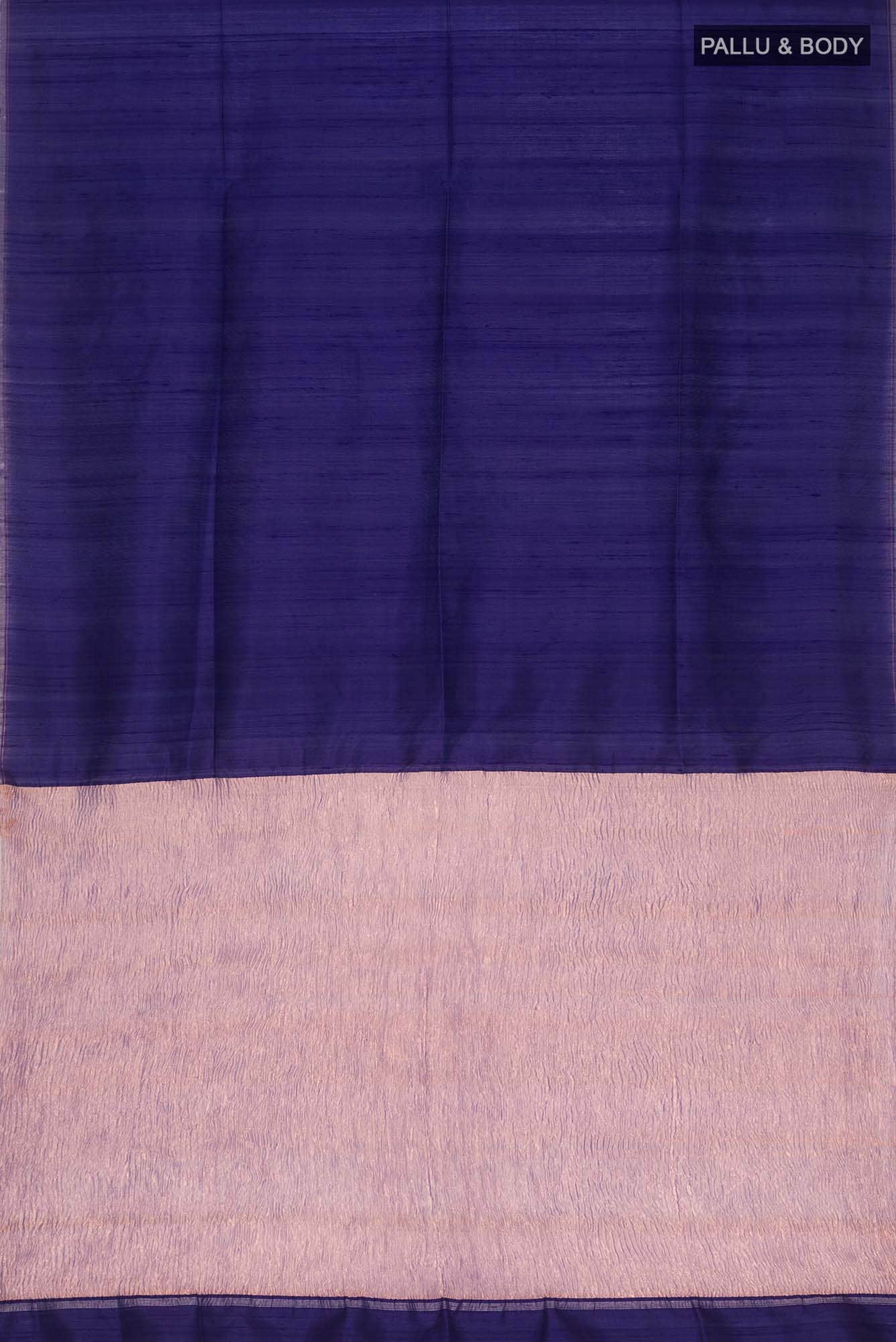 Blue Raw Silk Saree