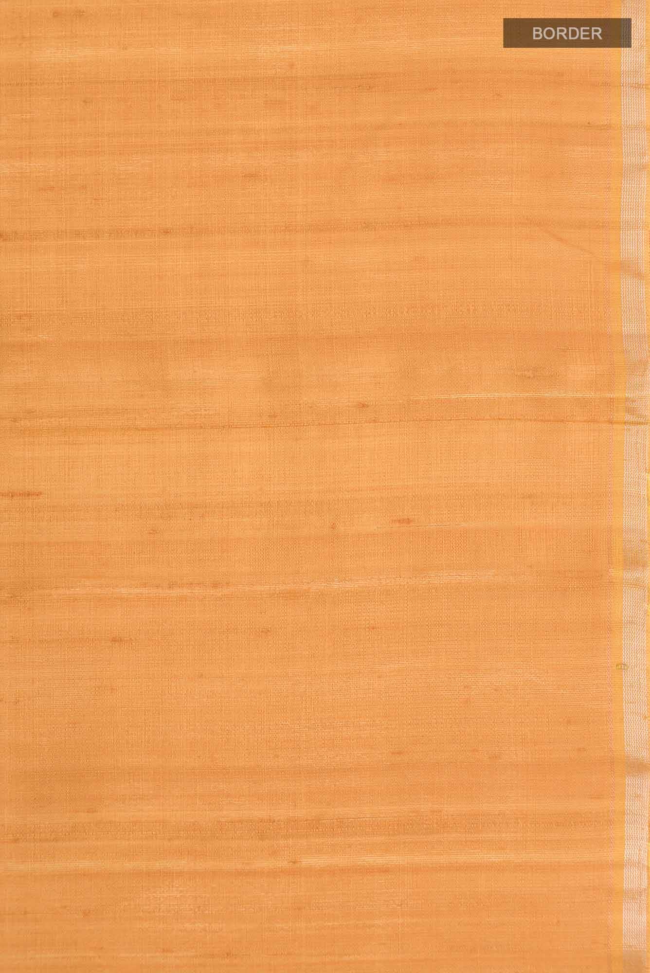 Mustard Raw Silk Saree
