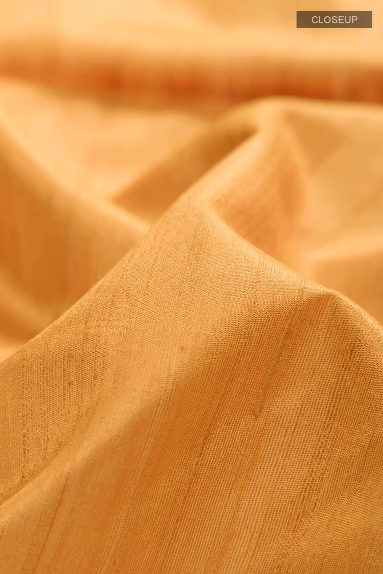 Mustard Raw Silk Saree