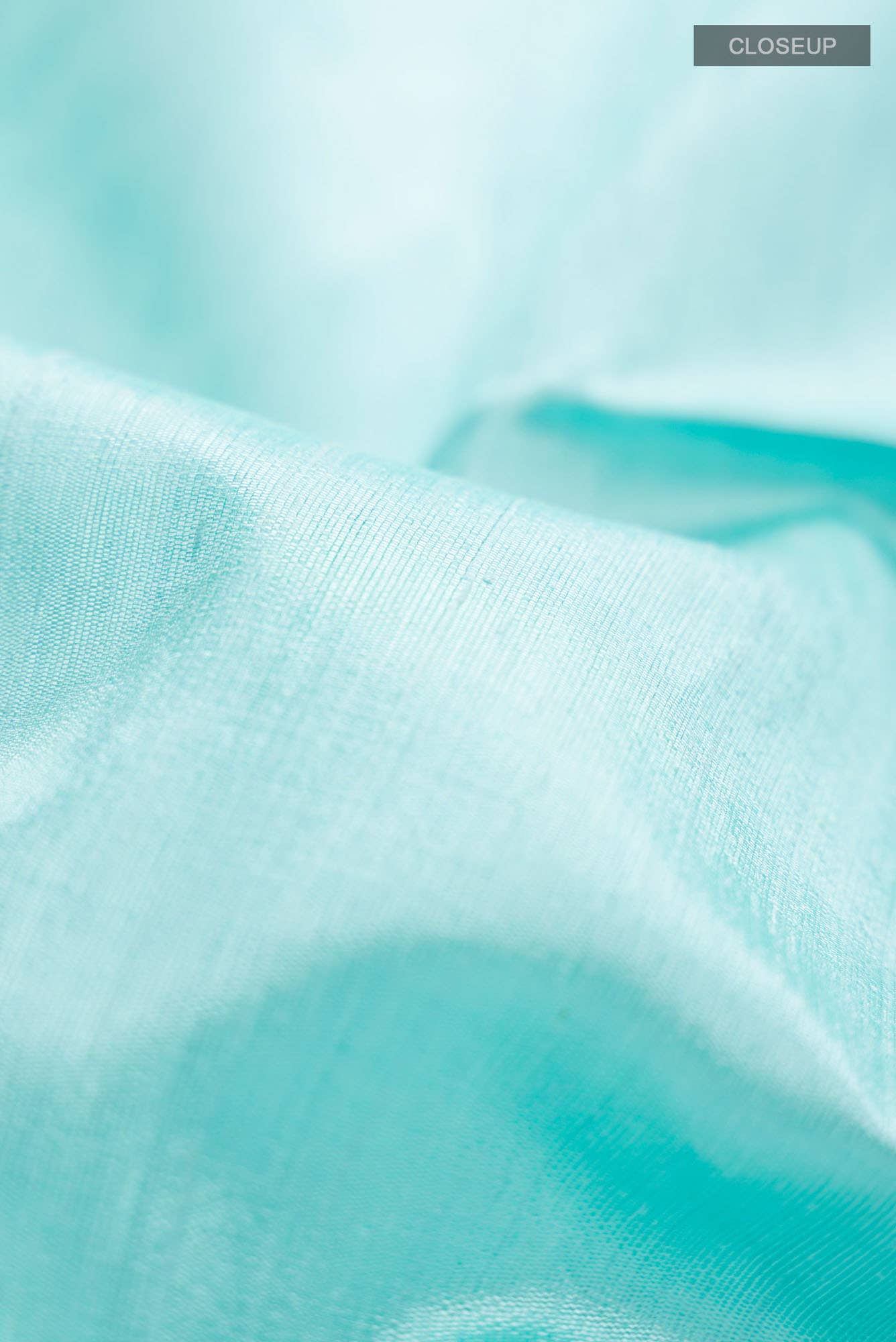 Sea Green Raw Silk Saree