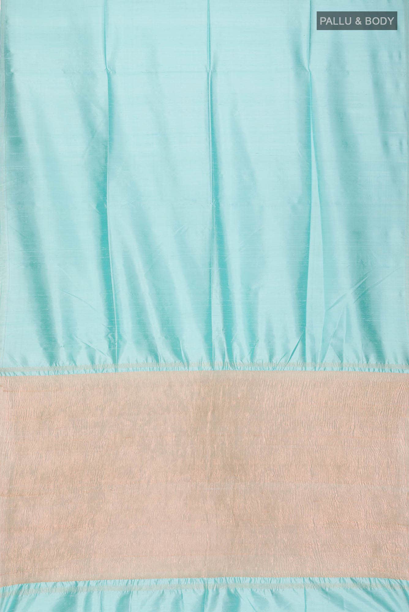 Sea Green Raw Silk Saree