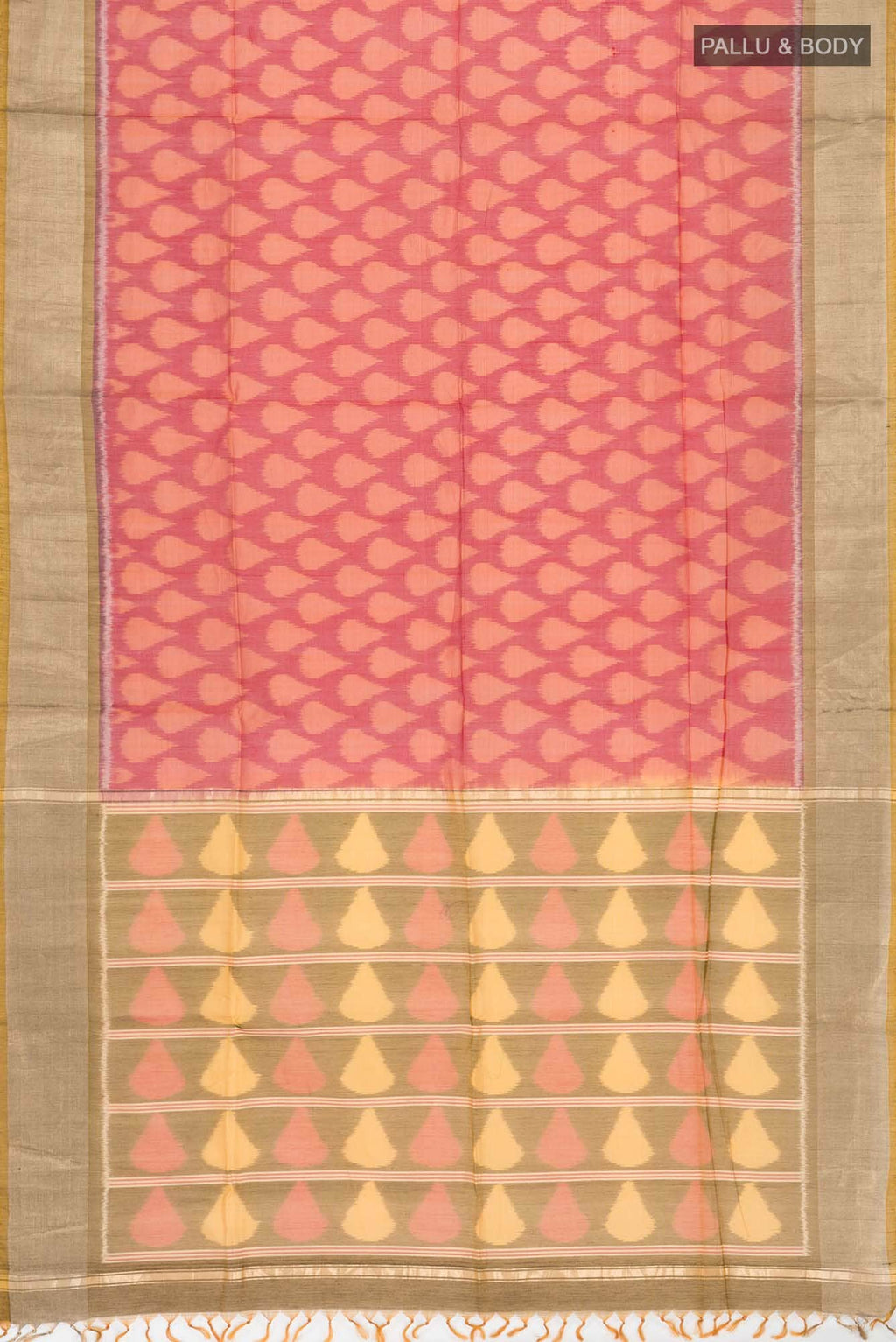 Red Silk Cotton Saree
