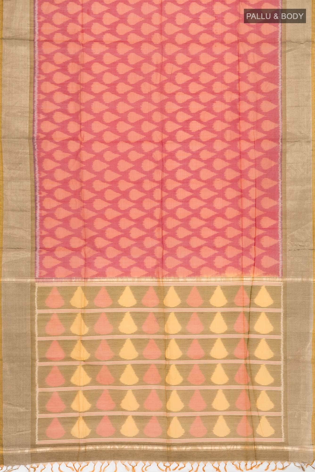 Red Silk Cotton Saree