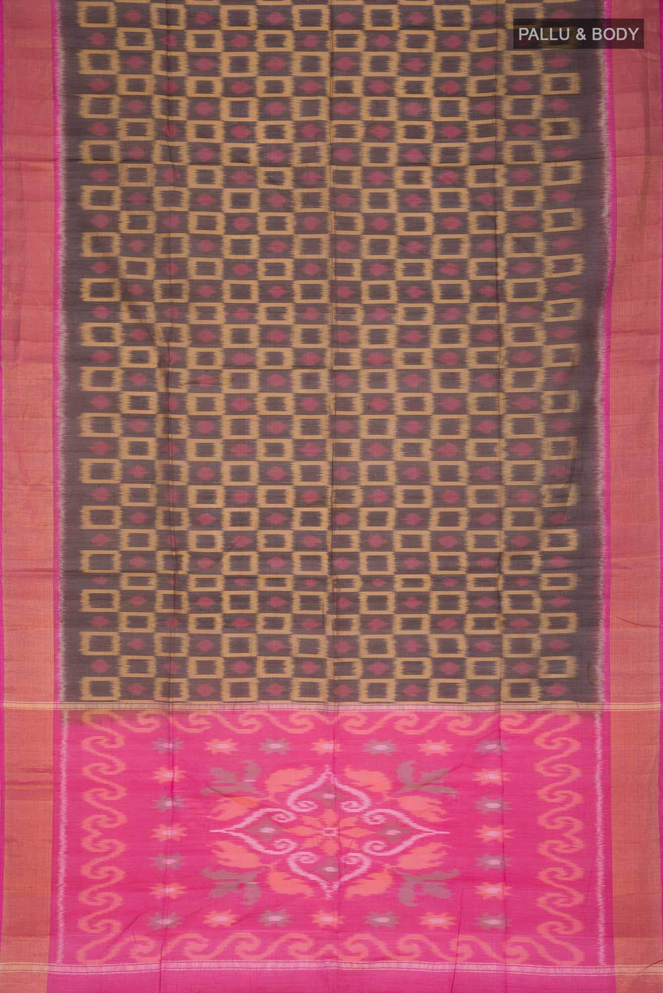 Black Silk Cotton Saree