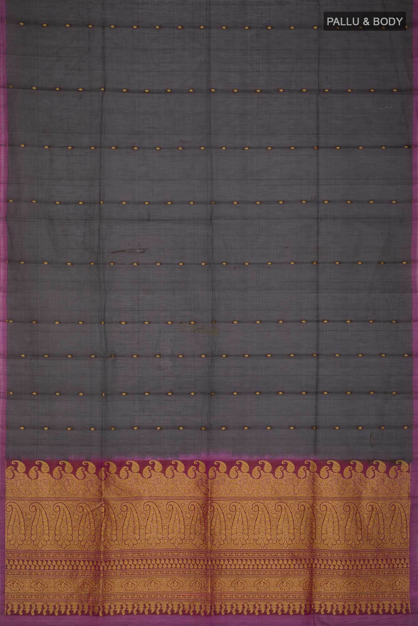 Black Silk Cotton Saree