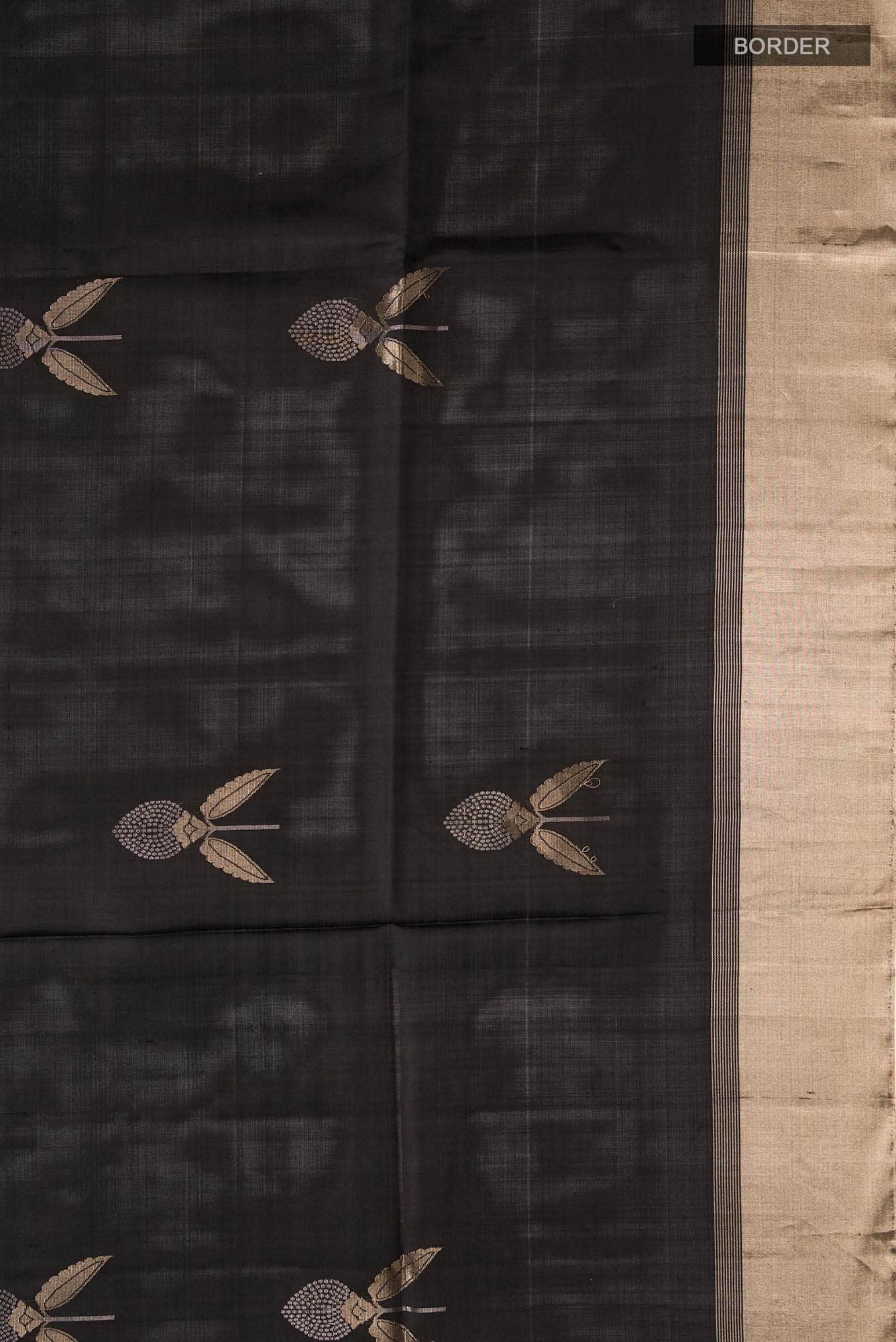 Black Soft Silk Saree