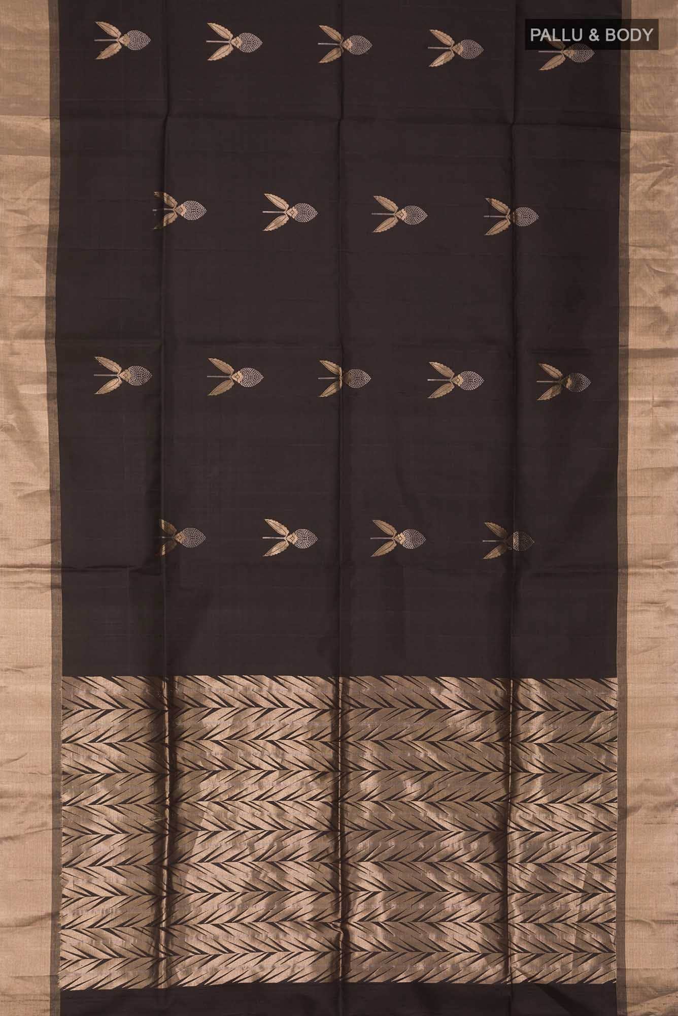Black Soft Silk Saree