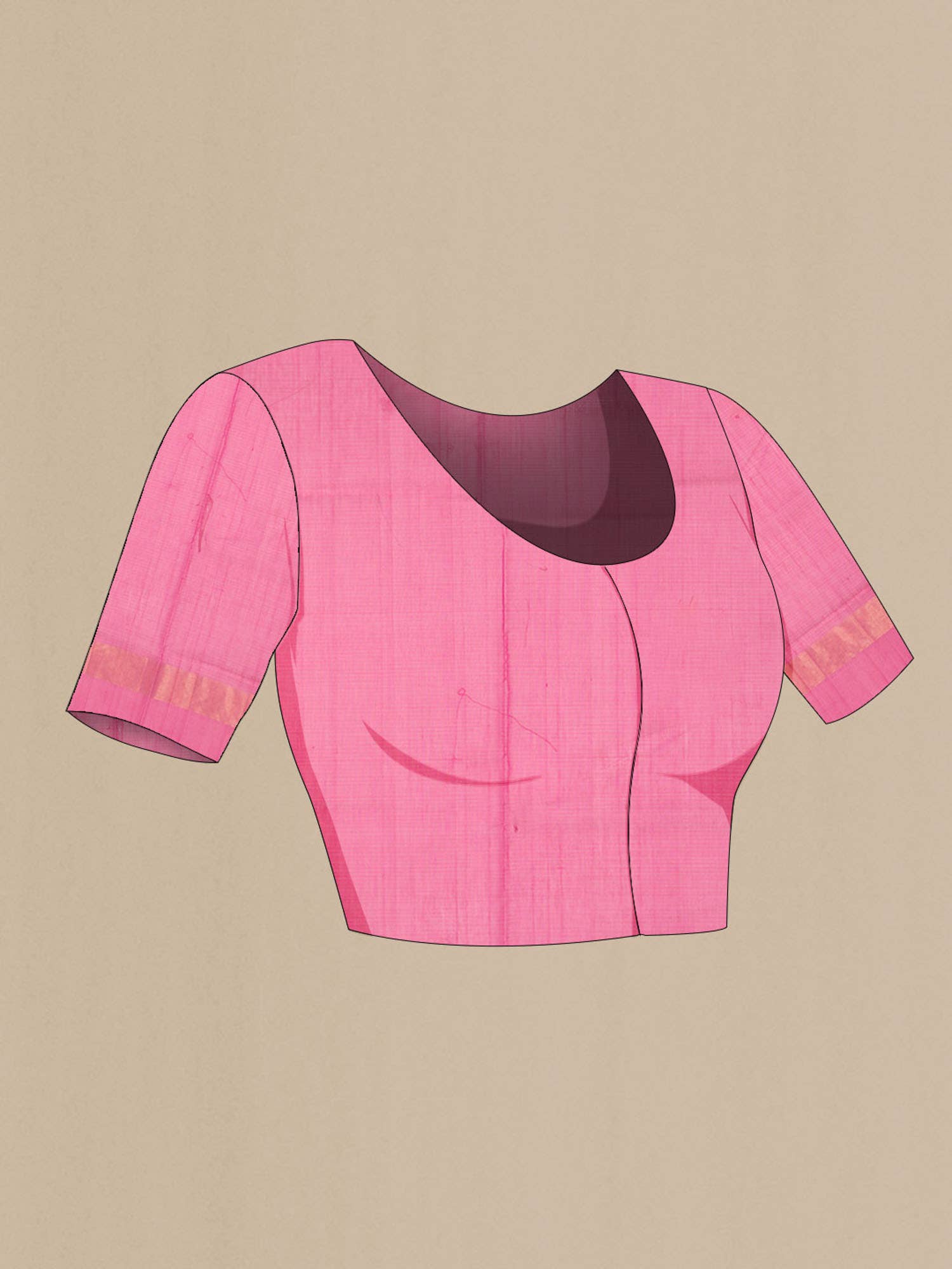 Pink Silk Cotton Saree