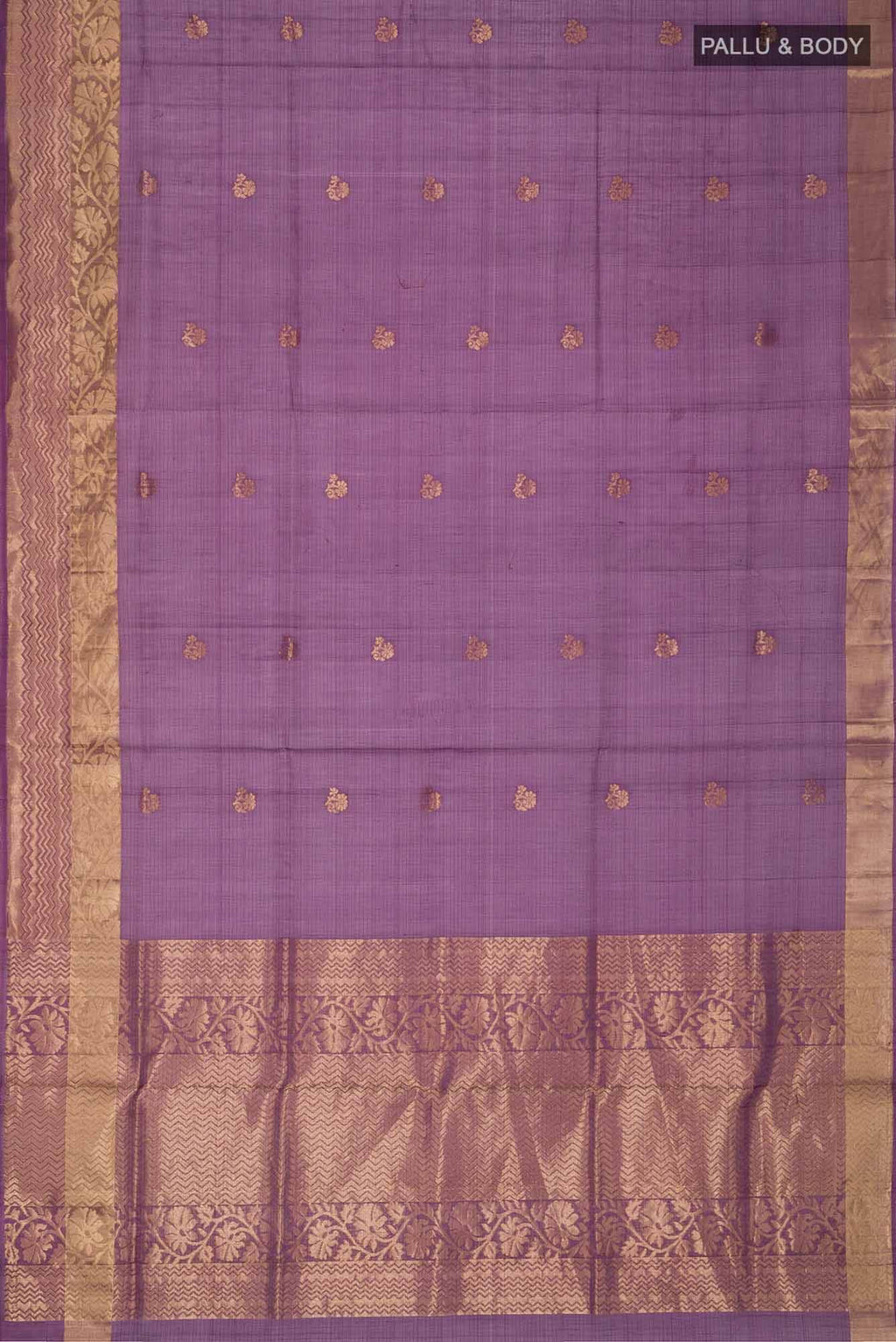 Purple Silk Cotton Saree