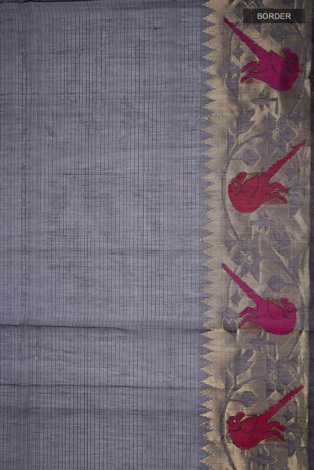 Black Silk Cotton Saree
