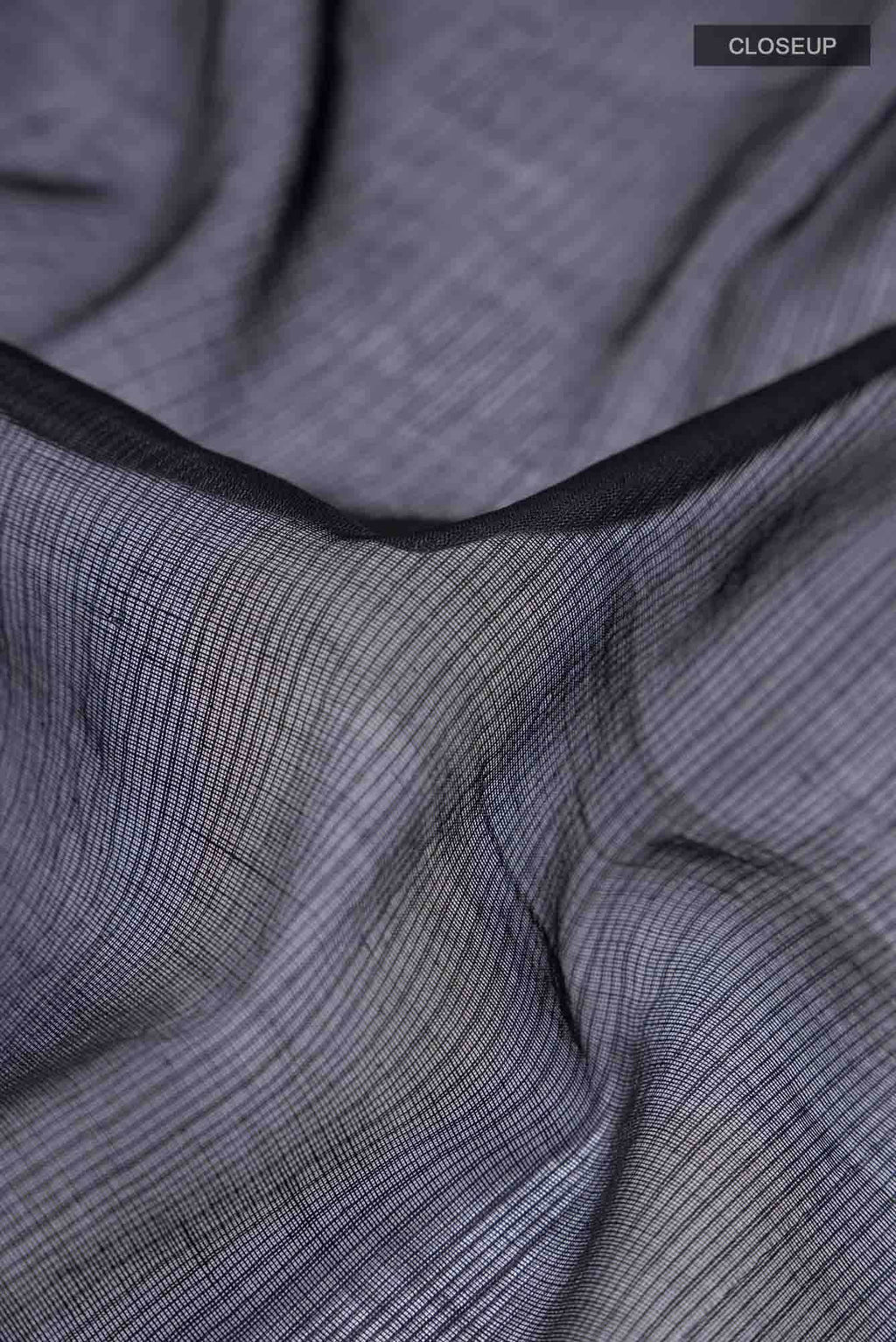 Black Silk Cotton Saree