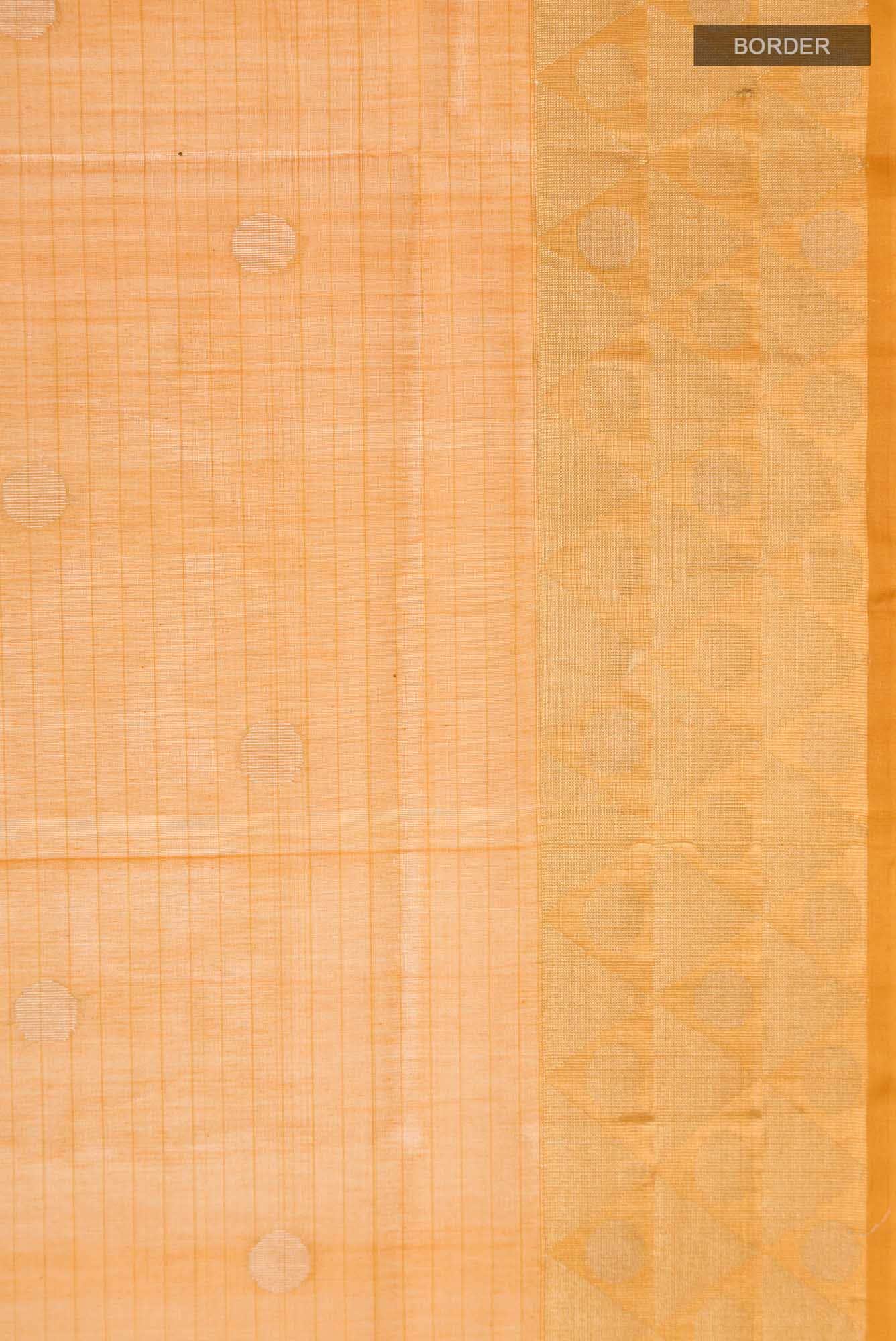 Yellow Silk Cotton Saree