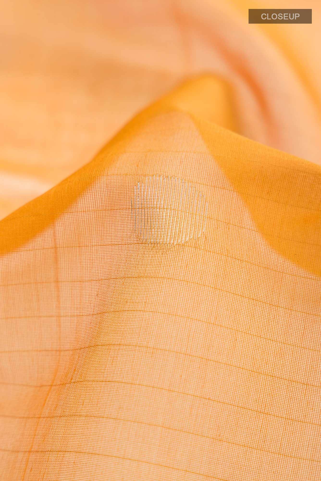 Yellow Silk Cotton Saree