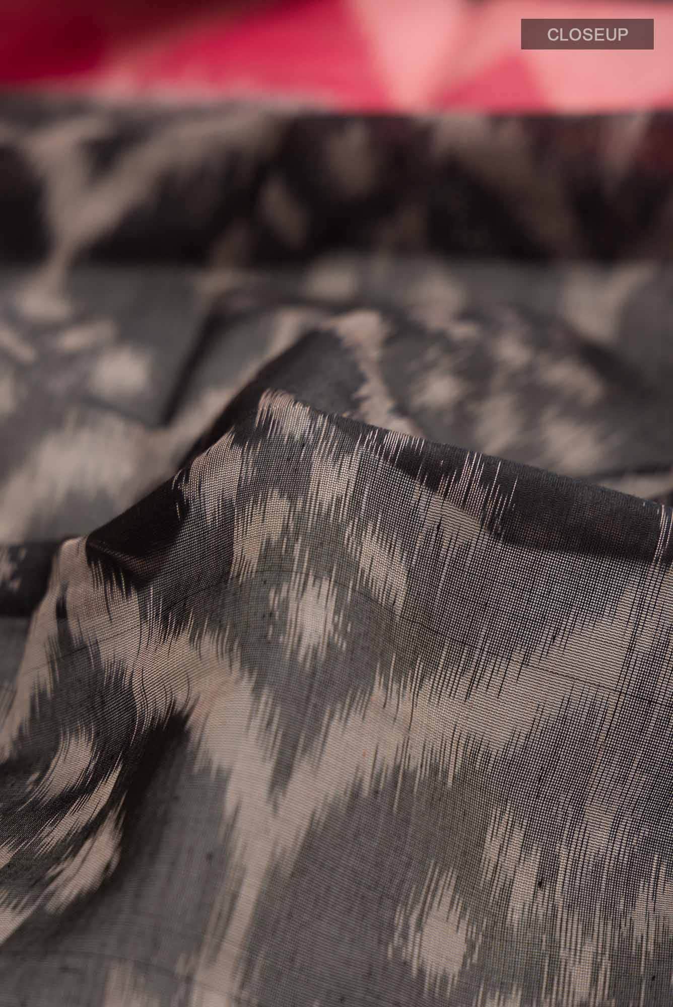 Black Silk Cotton Saree