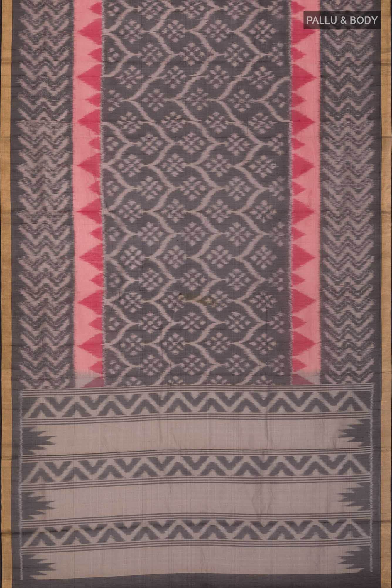 Black Silk Cotton Saree