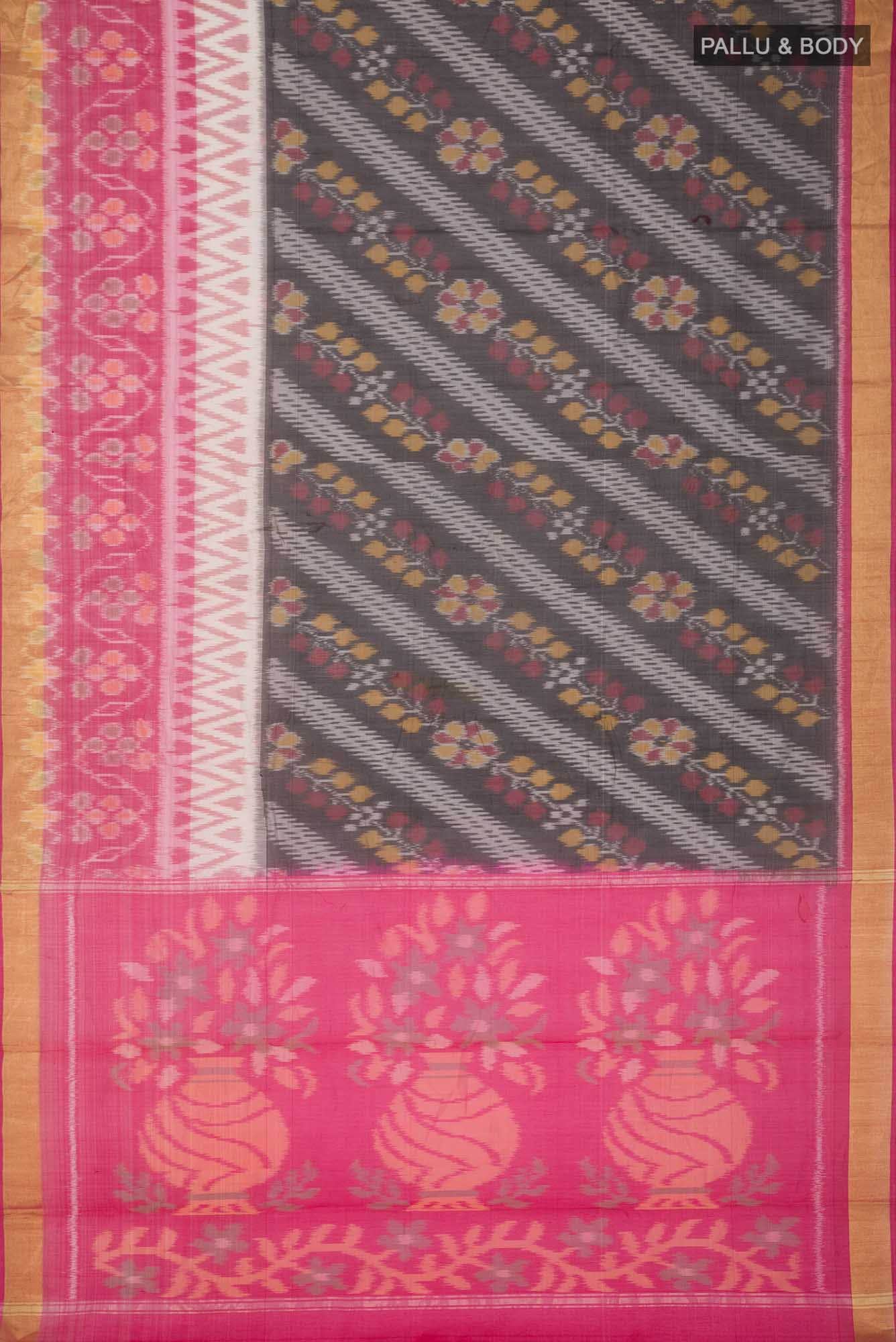 Black Silk Cotton Saree