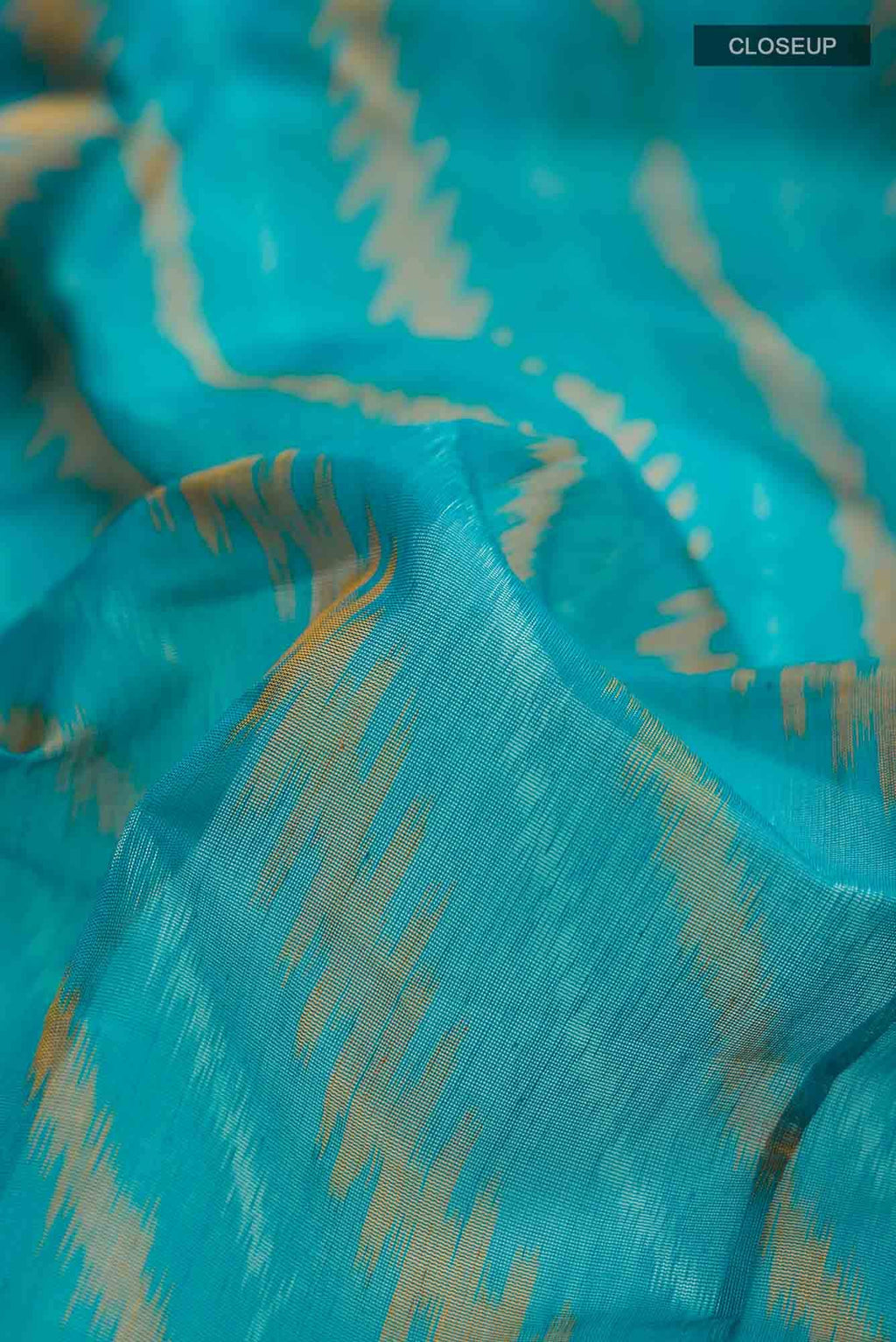 Blue Silk Cotton Saree
