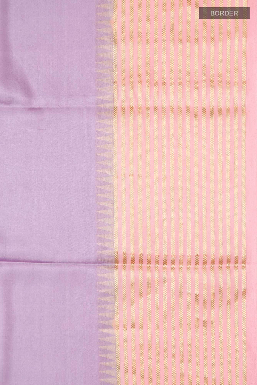 Lavender Mysore Crepe Saree