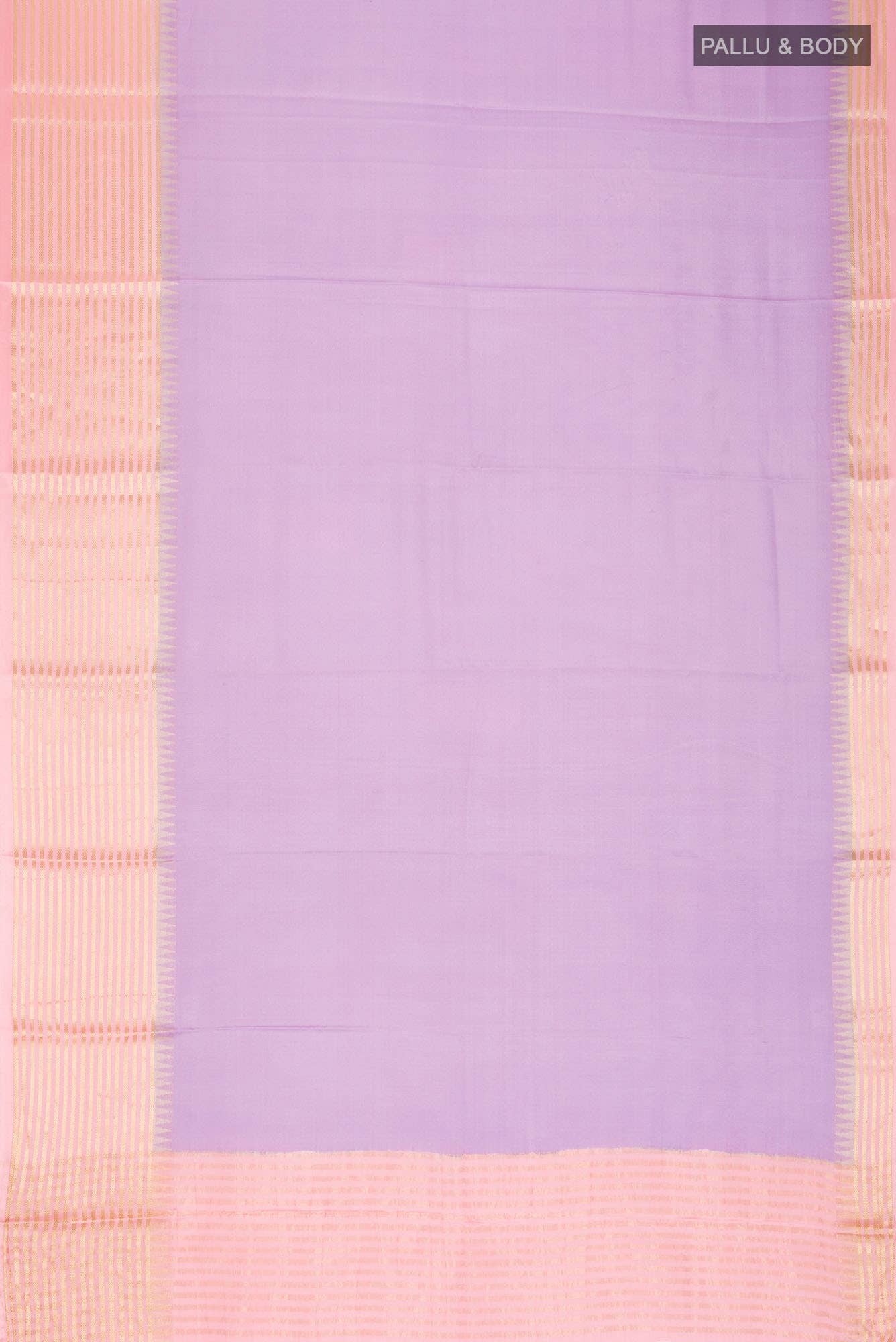 Lavender Mysore Crepe Saree