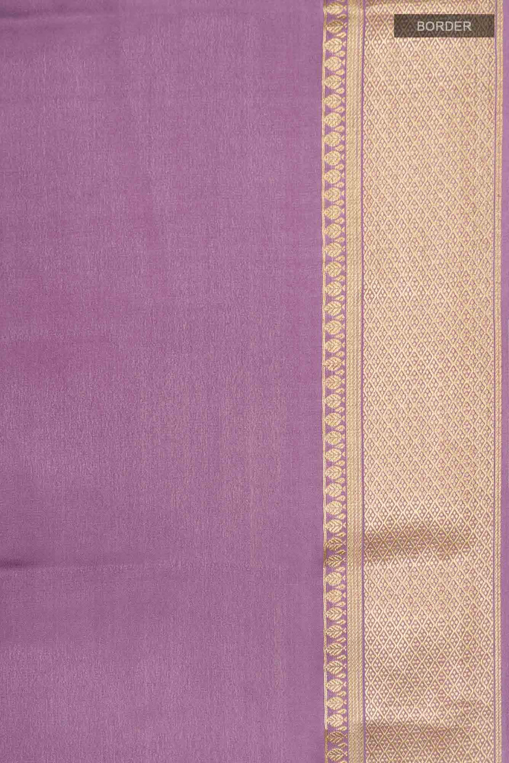 Mauve Mysore Crepe Saree