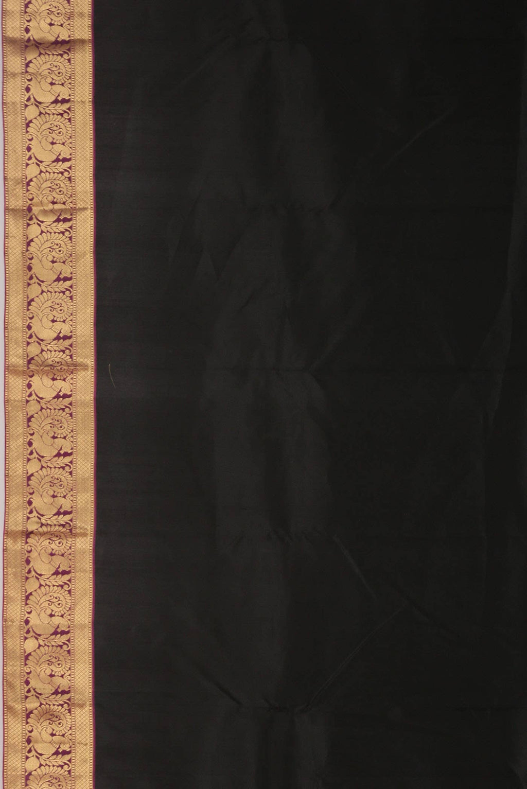 Black Kanchipuram Silk Saree