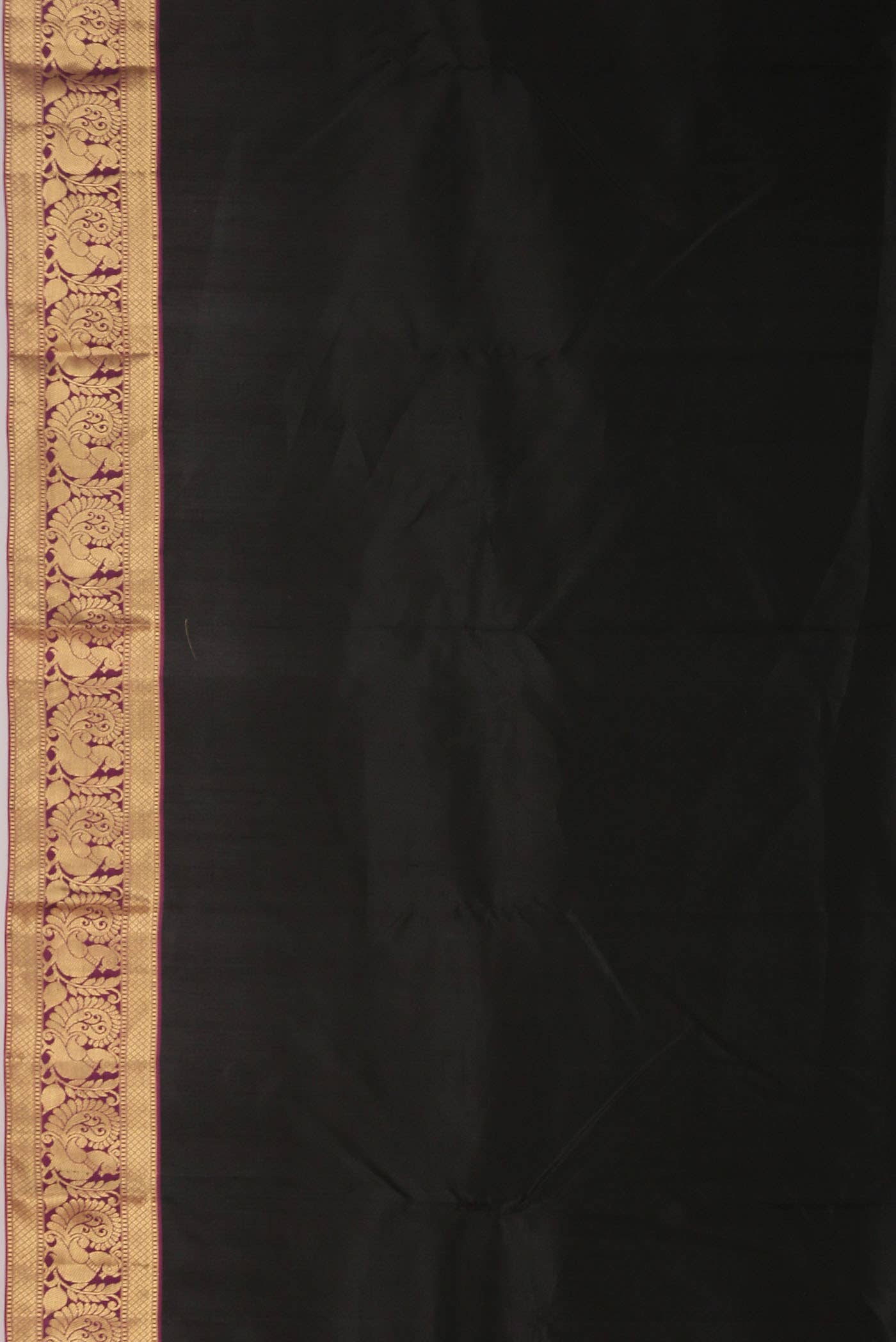 Black Kanchipuram Silk Saree