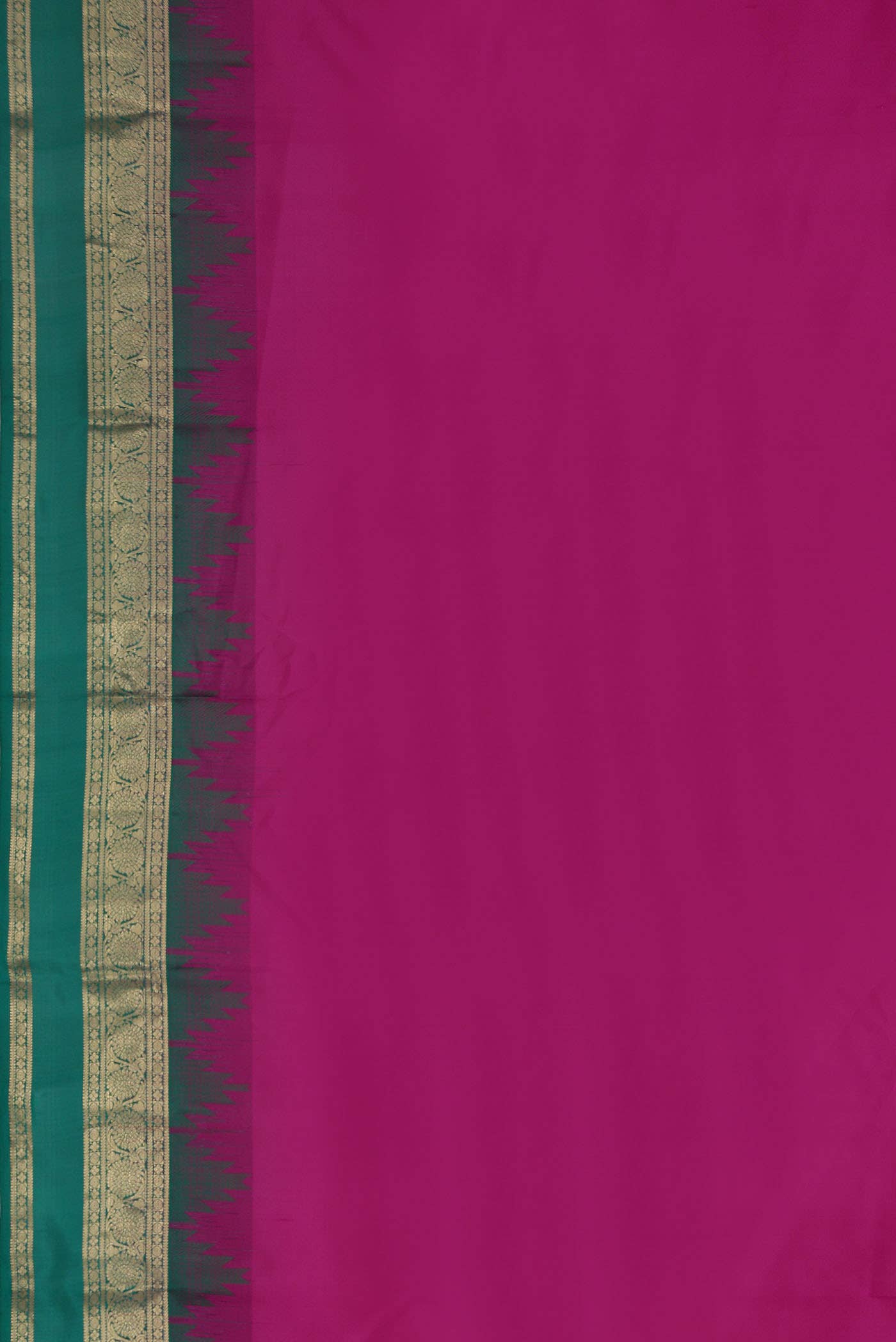 Pink Kanchipuram Silk Saree