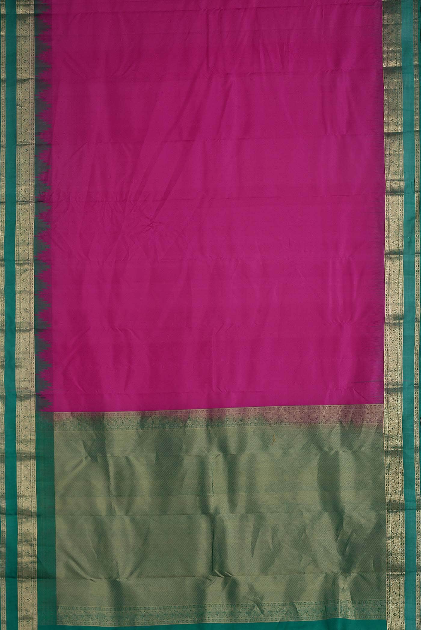 Pink Kanchipuram Silk Saree